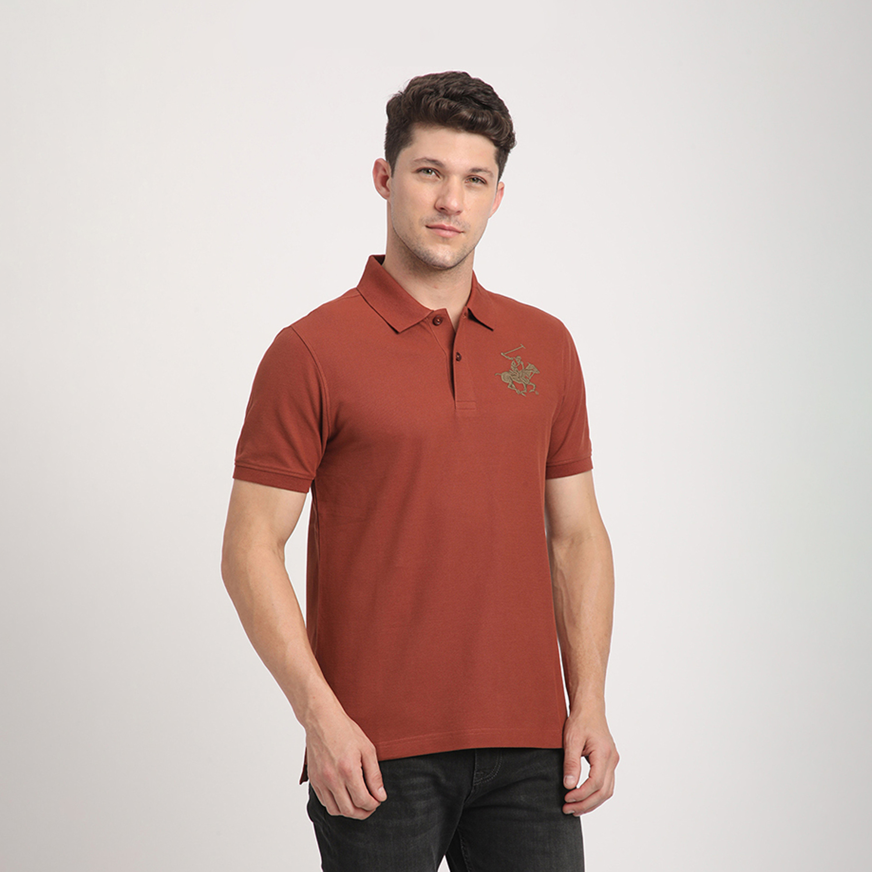 Beverly Hills Polo Club Logo Collared Short Sleeves Polo T-shirt-men-clothing-tshirtsandpolos-polos-image-3