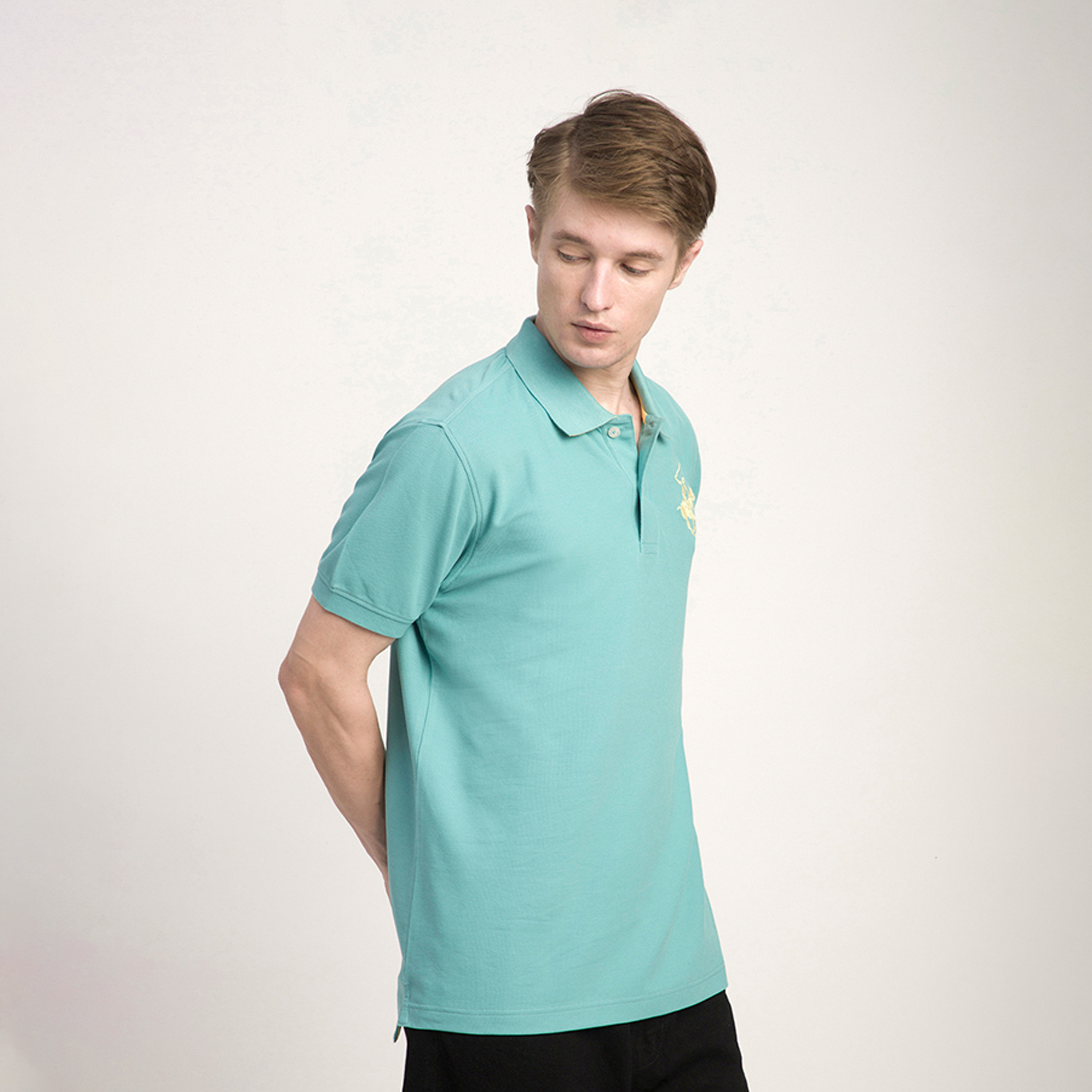 Beverly Hills Polo Club Logo Collared Short Sleeves Polo T-shirt-men-clothing-tshirtsandpolos-polos-image-3