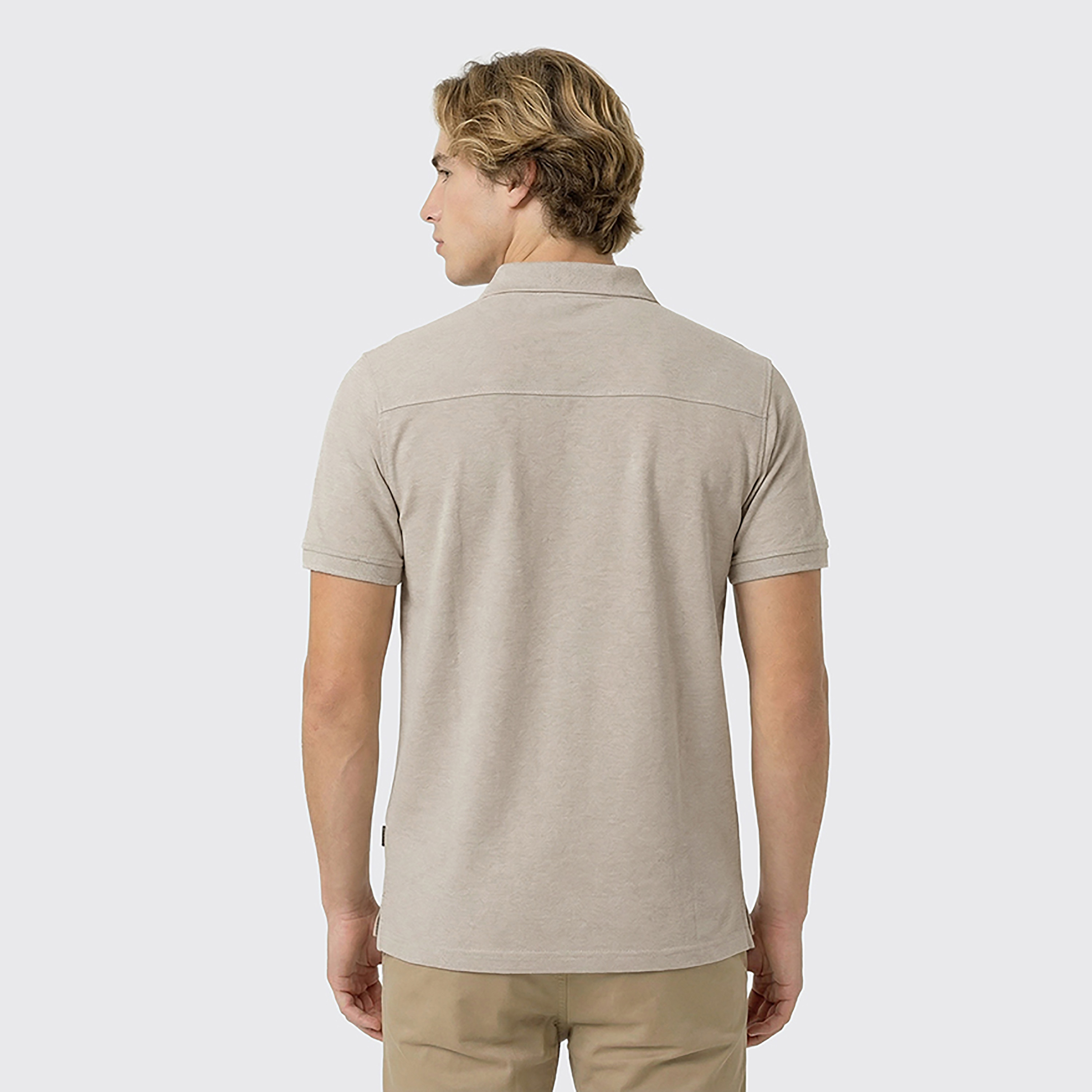 Beverly Hills Polo Club Regular Fit Plain Button Down Collar Short Sleeves Men's Shirt-men-clothing-shirts-image-4