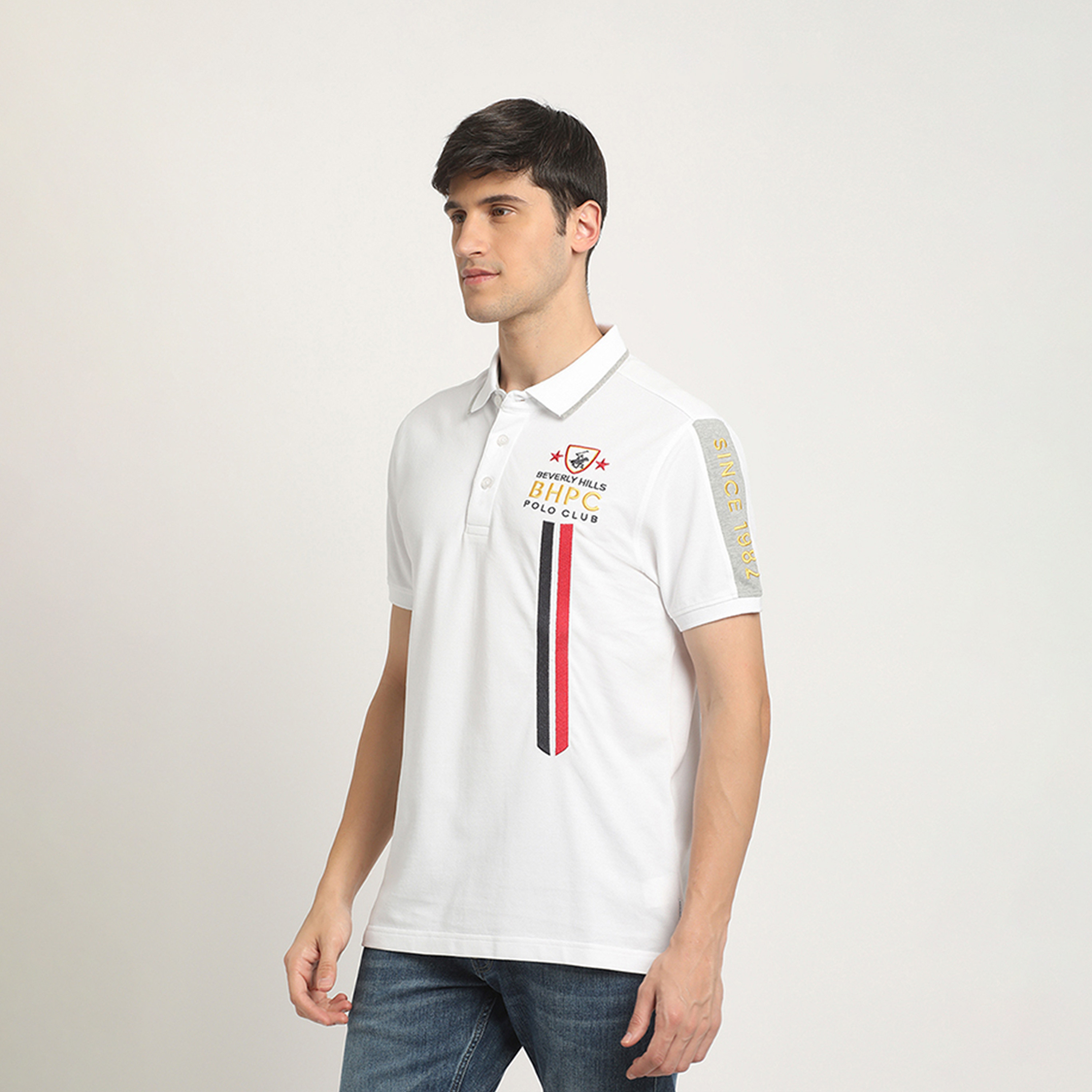 Beverly Hills Polo Club Men's Graphic Print Collared Short Sleeve Polo Shirt-men-clothing-tshirtsandpolos-polos-image-2