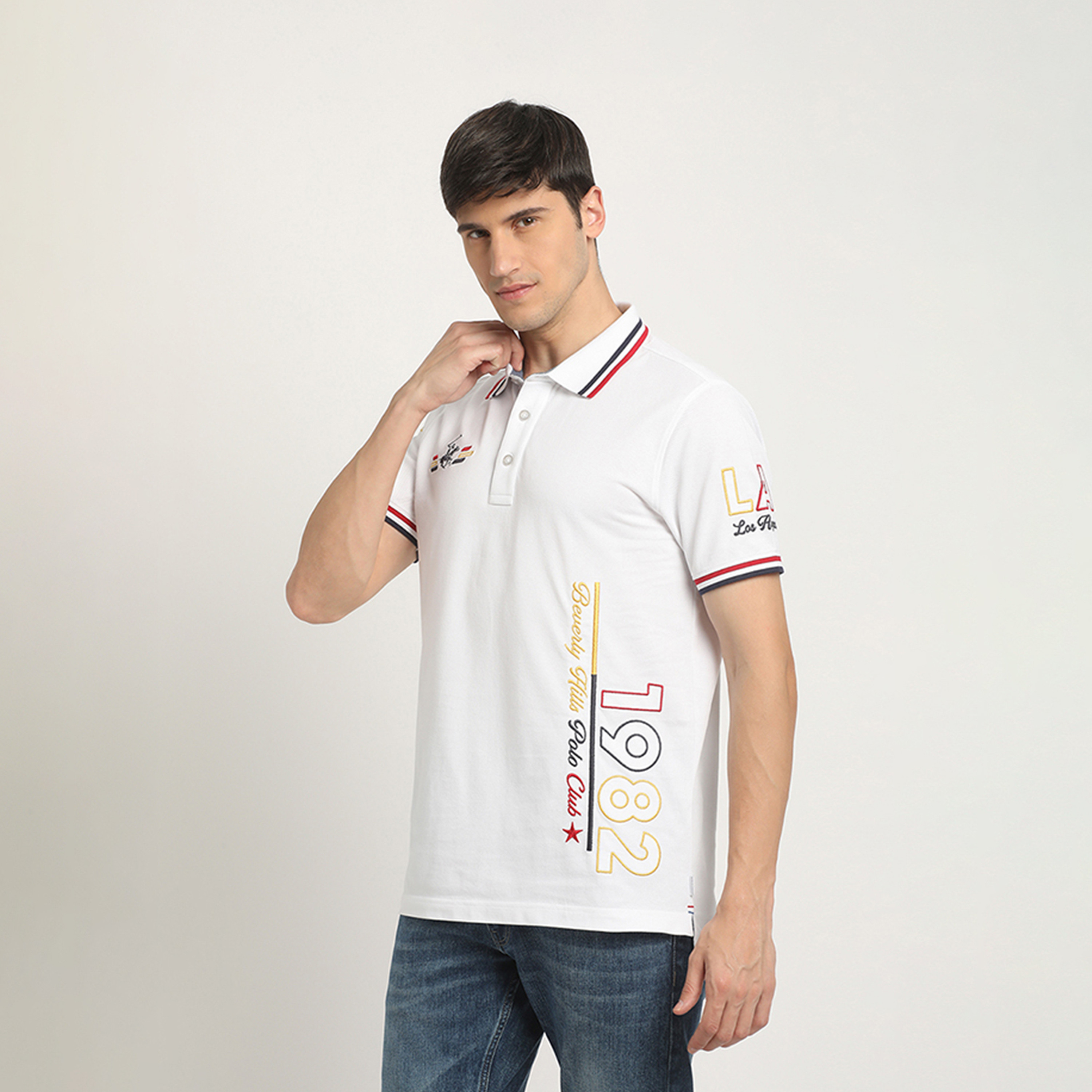 Beverly Hills Polo Club Men's Logo Collared Short-Sleeve Polo T-shirt-men-clothing-tshirtsandpolos-polos-image-2