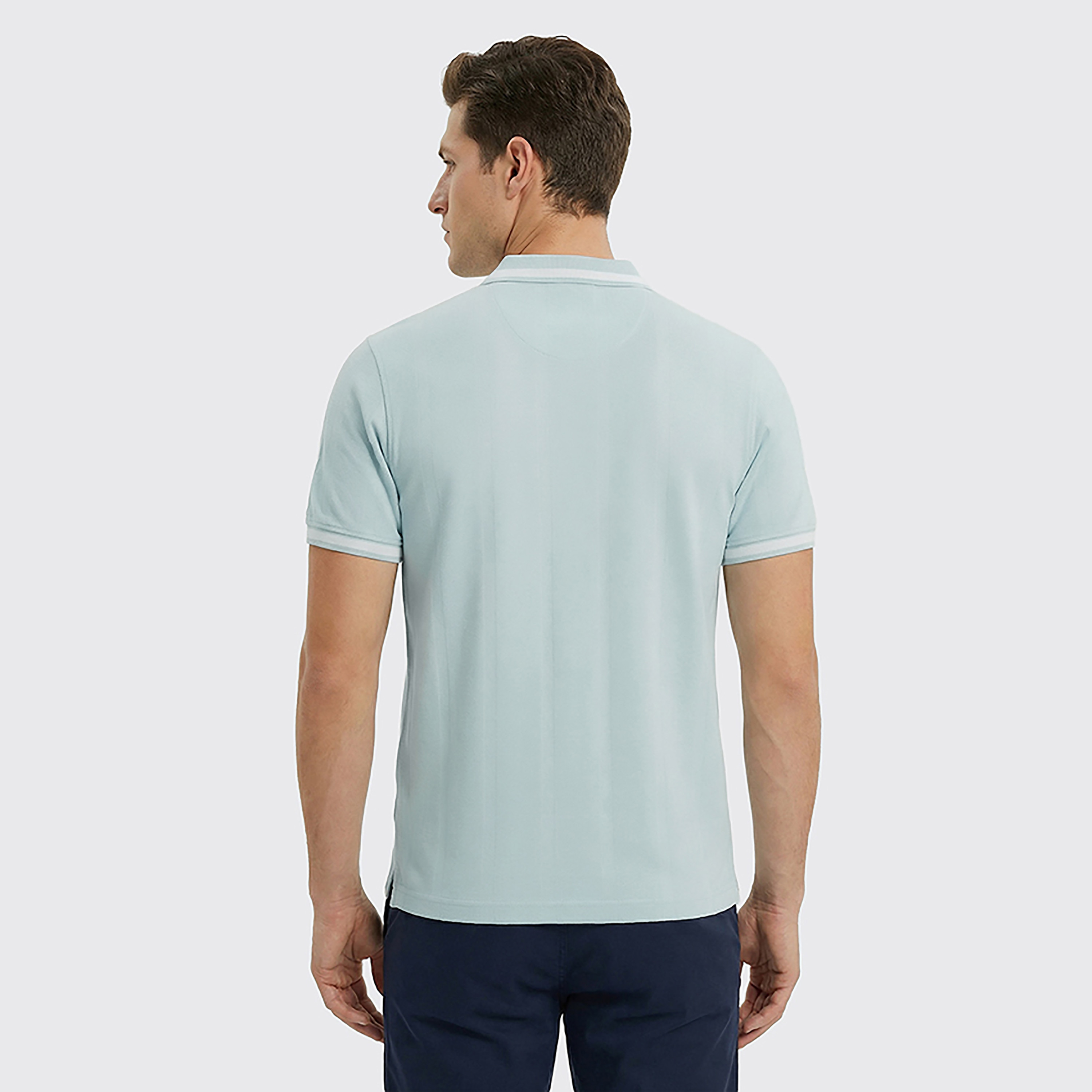 Beverly Hills Polo Club Plain Collared Short Sleeves Men's Polo T-Shirt-men-clothing-tshirtsandpolos-polos-image-4