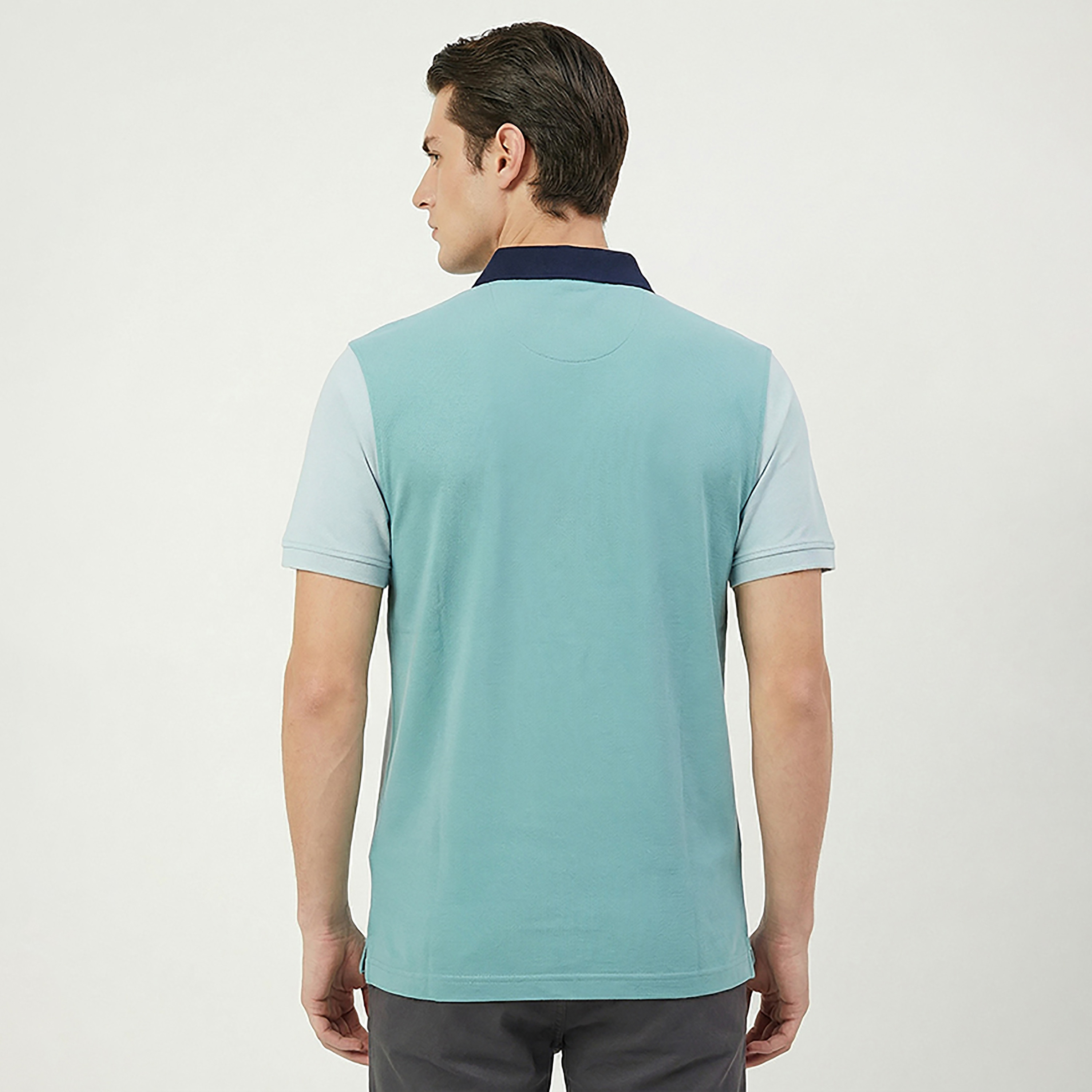 تيشيرت بولو رجالي ملون وياقة وأكمام قصيرة من بيفرلي هيلز بولو كلوب-men-clothing-tshirtsandpolos-polos-image-4