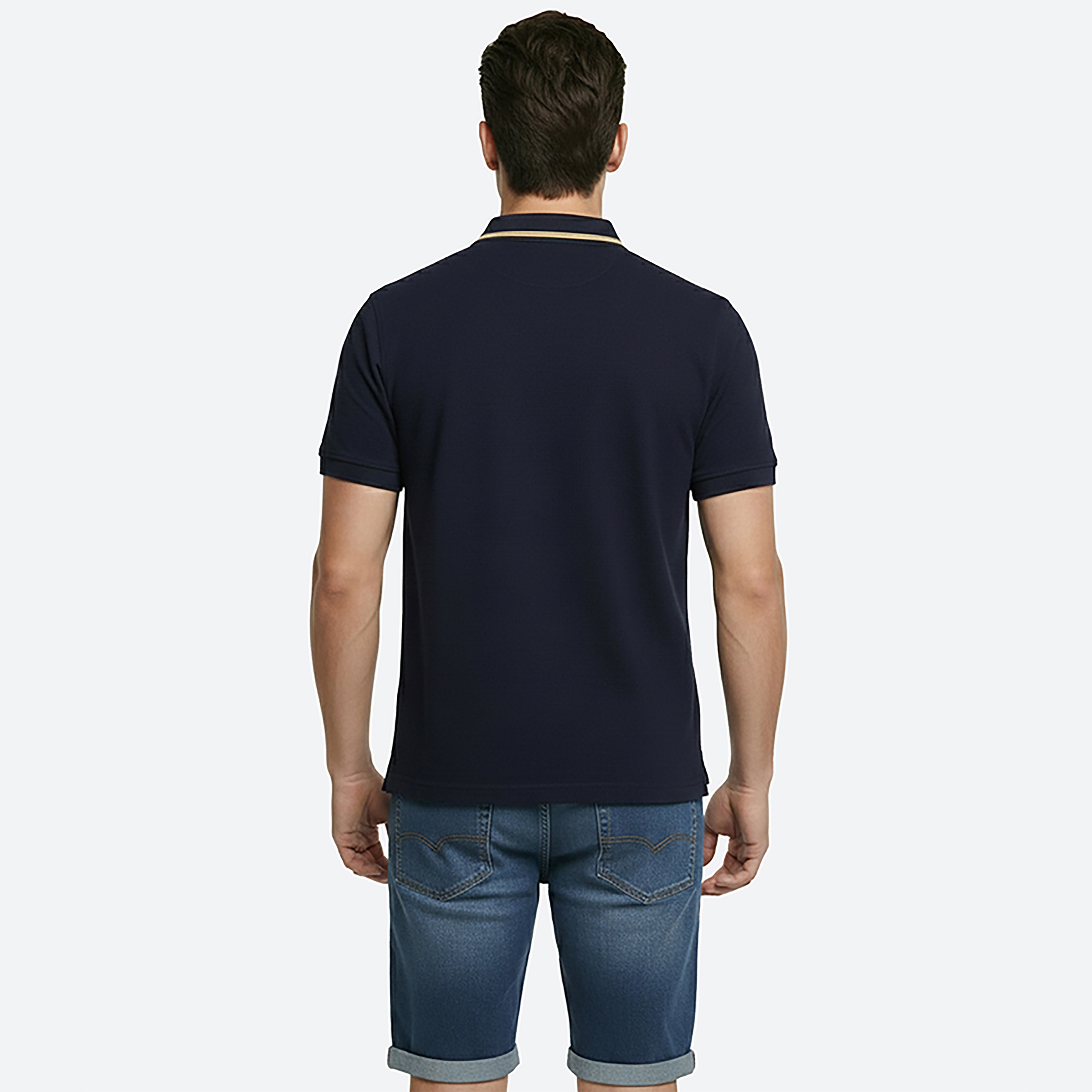 Beverly Hills Polo Club Logo Contrast Tipping Collar Short Sleeves Men's Polo T-Shirt-men-clothing-tshirtsandpolos-polos-image-8