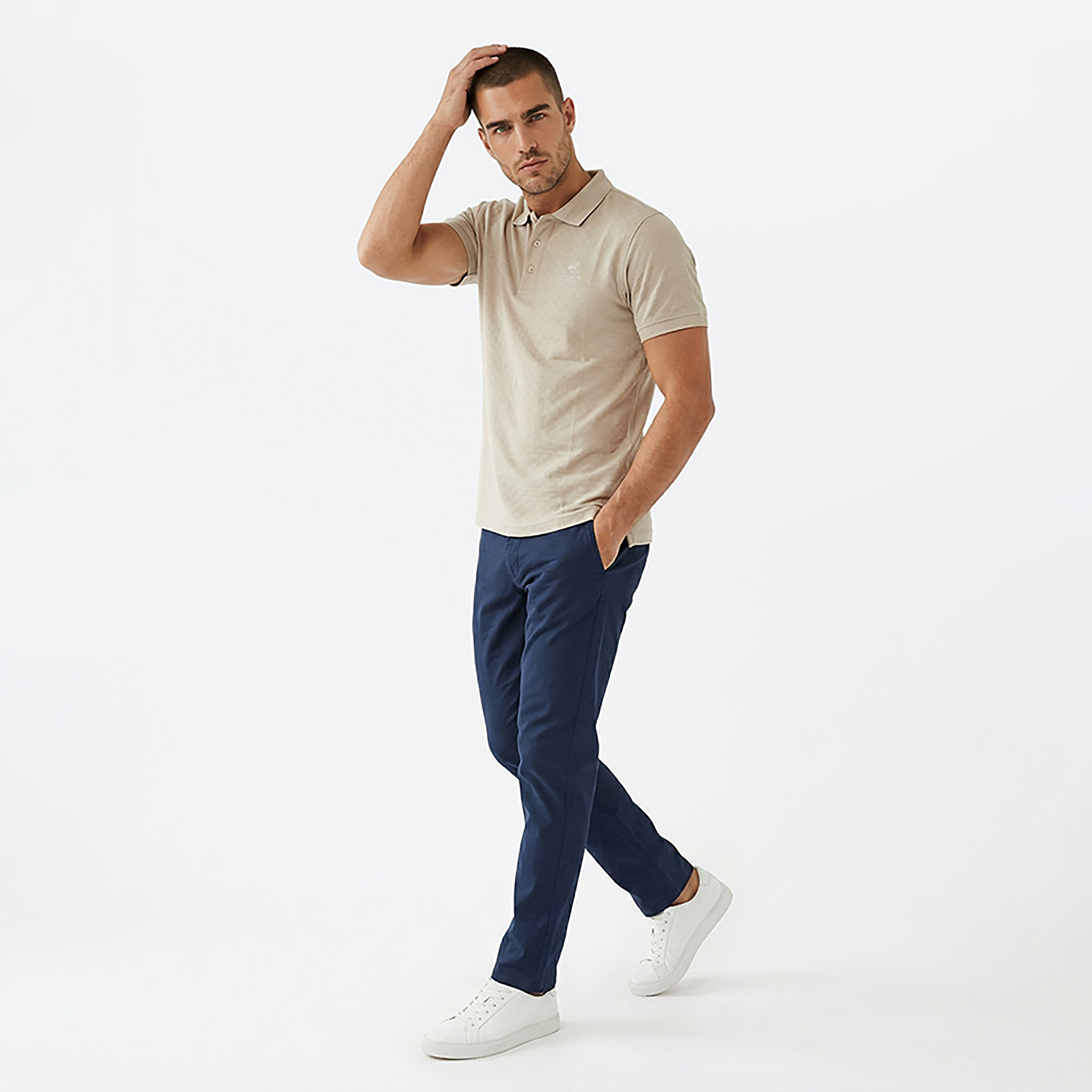 تيشيرت بولو رجالي منقوش بأكمام قصيرة وياقة بولو من بيفرلي هيلز بولو كلوب-men-clothing-tshirtsandpolos-polos-image-7