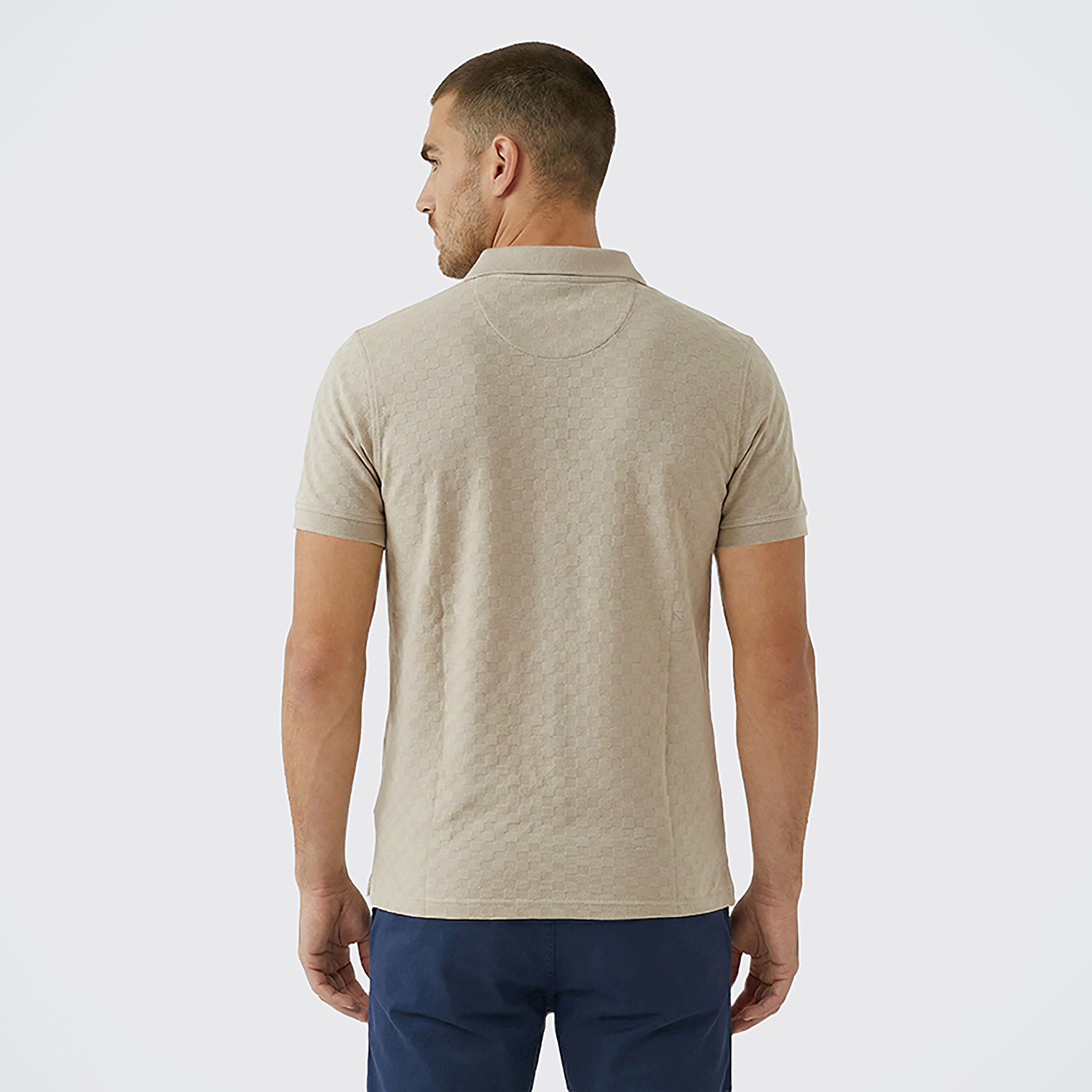 تيشيرت بولو رجالي منقوش بأكمام قصيرة وياقة بولو من بيفرلي هيلز بولو كلوب-men-clothing-tshirtsandpolos-polos-image-8