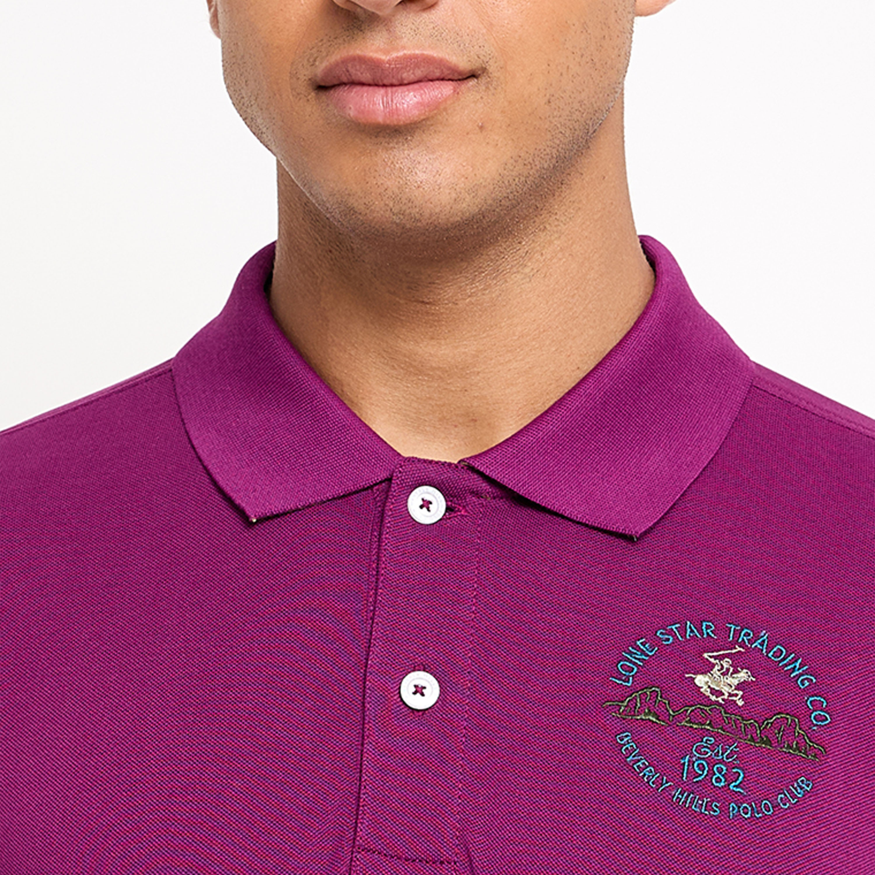 Beverly Hills Polo Club Men's Logo Collared Short-Sleeve Polo T-shirt-men-clothing-tshirtsandpolos-polos-image-3