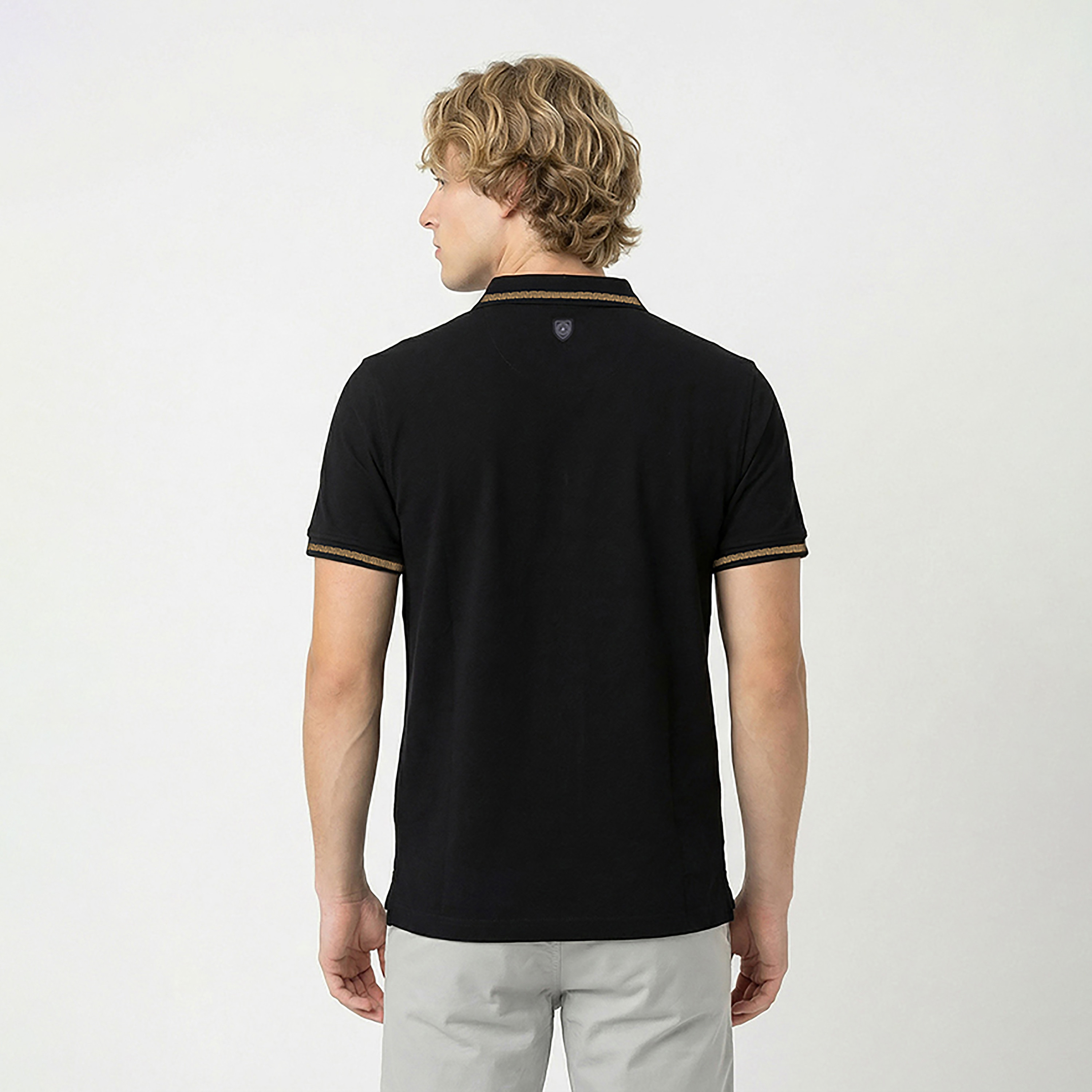 Beverly Hills Polo Club Plain Collared Short Sleeves Men's Polo T-Shirt-men-clothing-tshirtsandpolos-polos-image-4