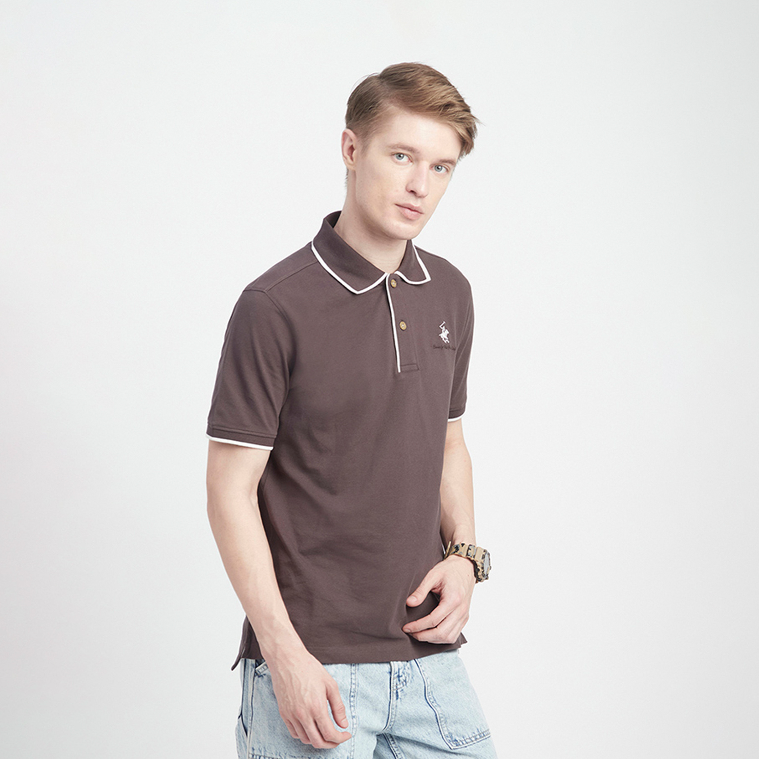 بيفرل هيلز بولو كلوب- تي شيرت بولو بأكمام قصيرة وياقة بشعار-men-clothing-tshirtsandpolos-polos-image-3
