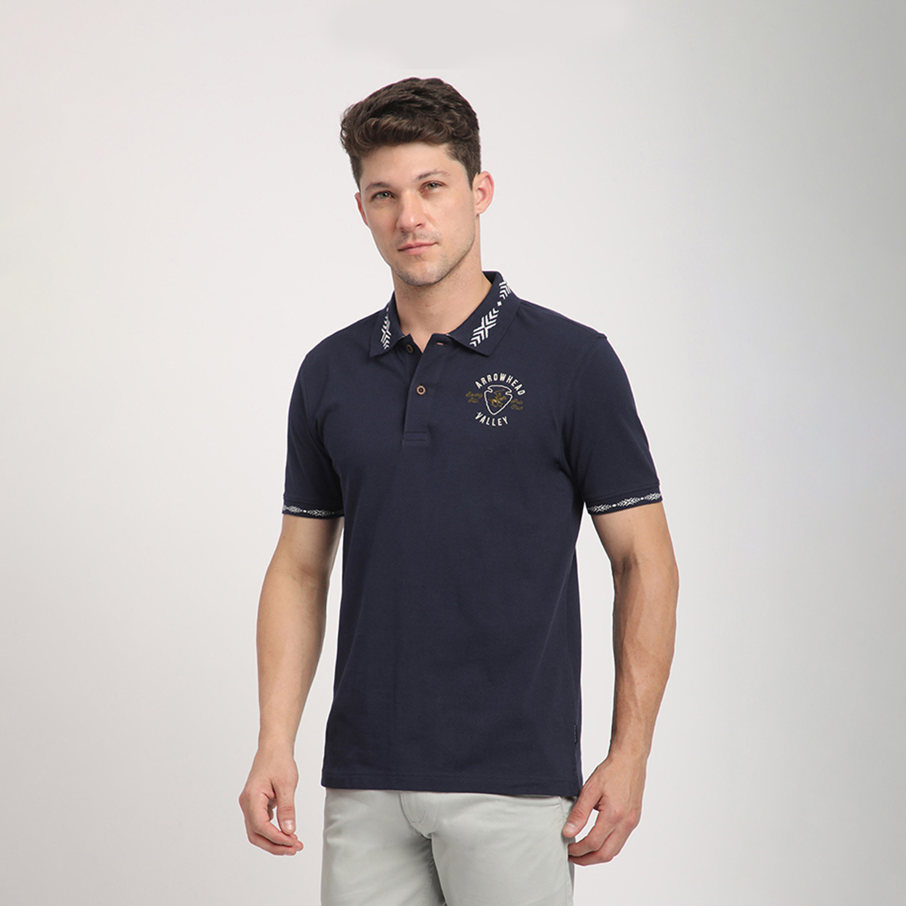 بيفرلي هيلز بولو كلوب-  تي شيرت بولو بأكمام قصيرة وياقة وشعار مطرز-men-clothing-tshirtsandpolos-polos-image-2