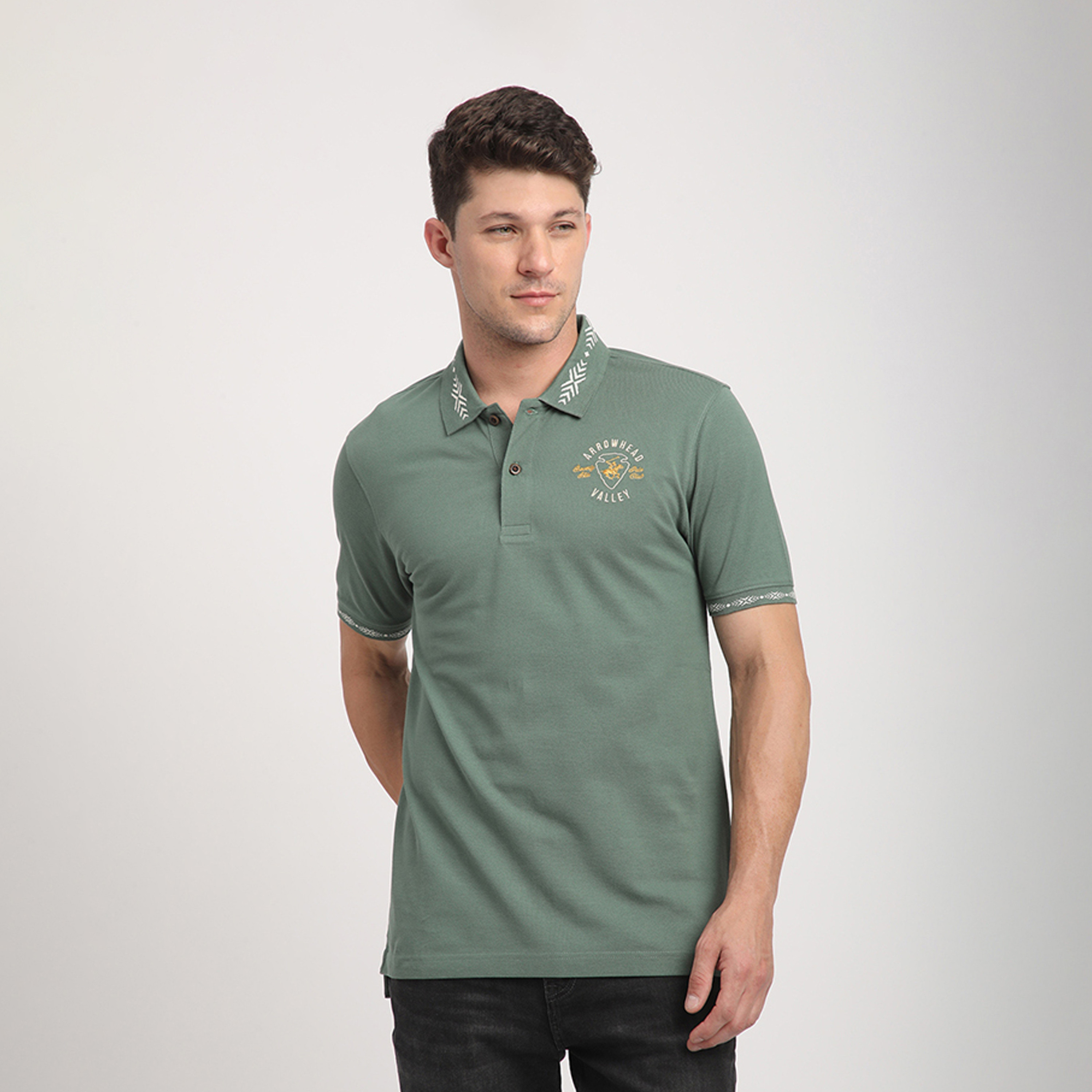 Beverly Hills Polo Club Embroidered Collared Short Sleeves Polo T-shirt-men-clothing-tshirtsandpolos-polos-image-1