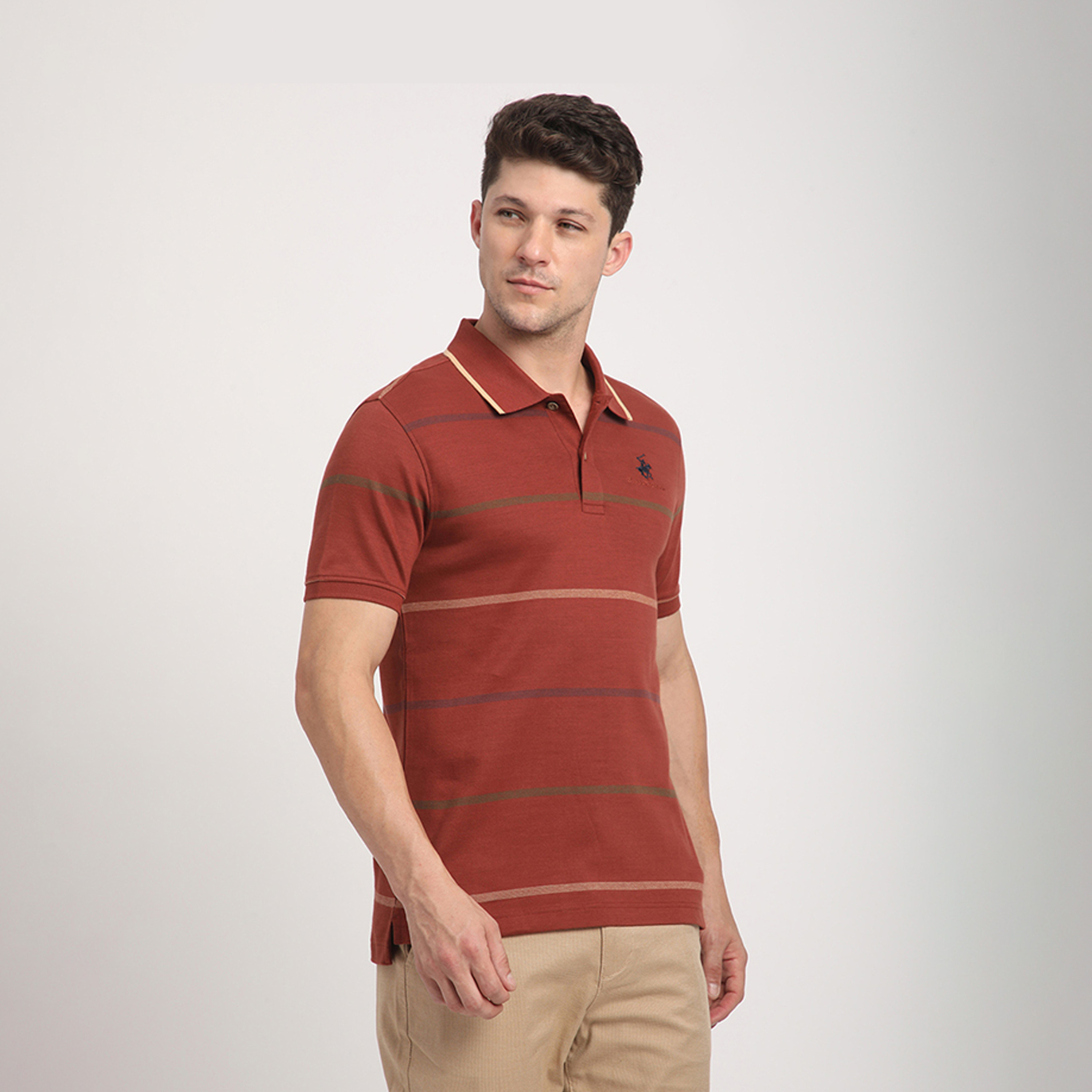 بيفرلي هيلز بولو كلوب-  تي شيرت بولو بأكمام قصيرة وياقة وخطوط-men-clothing-tshirtsandpolos-polos-image-3