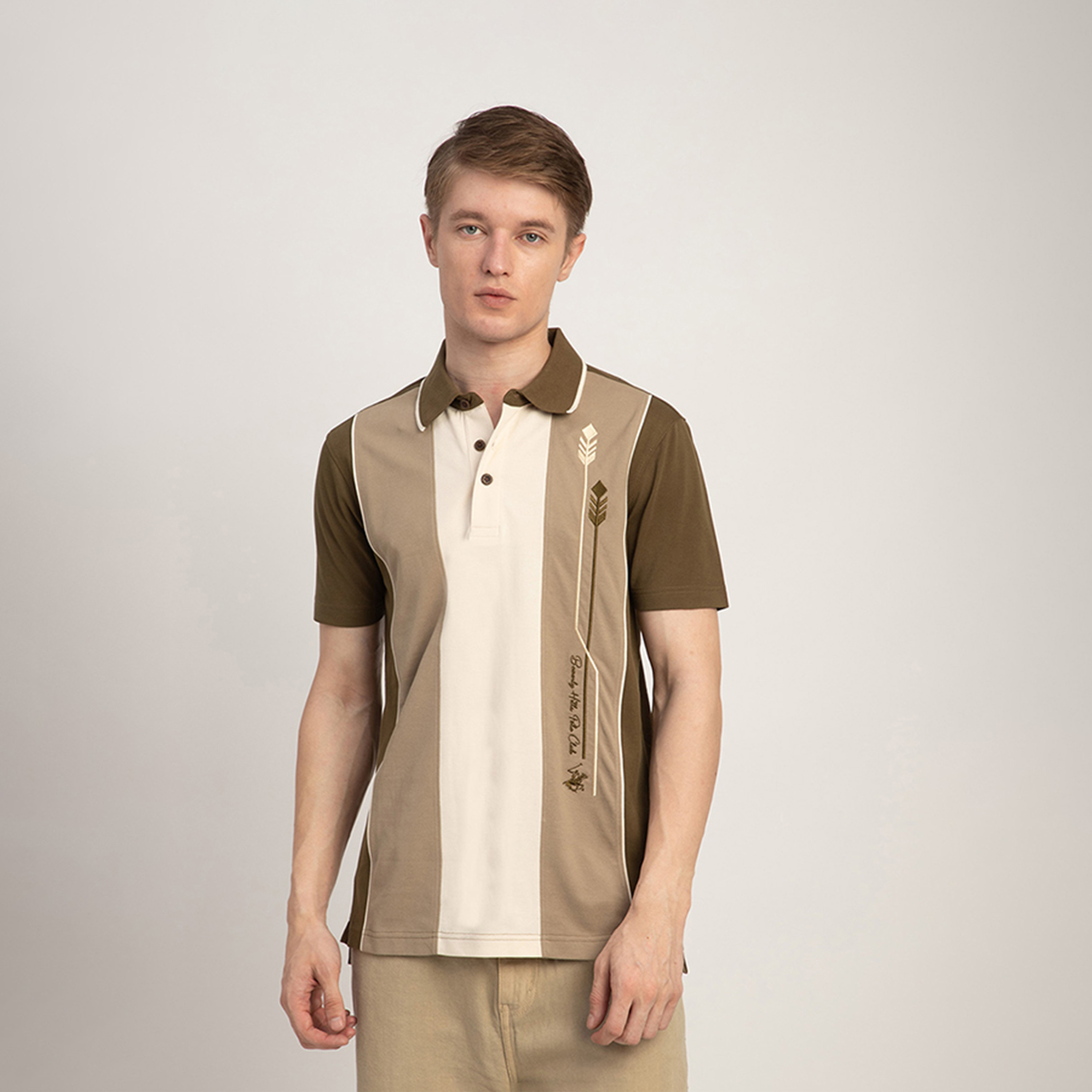 Beverly Hills Polo Club Color Block Collared Short Sleeves Polo T-shirt-men-clothing-tshirtsandpolos-polos-image-1