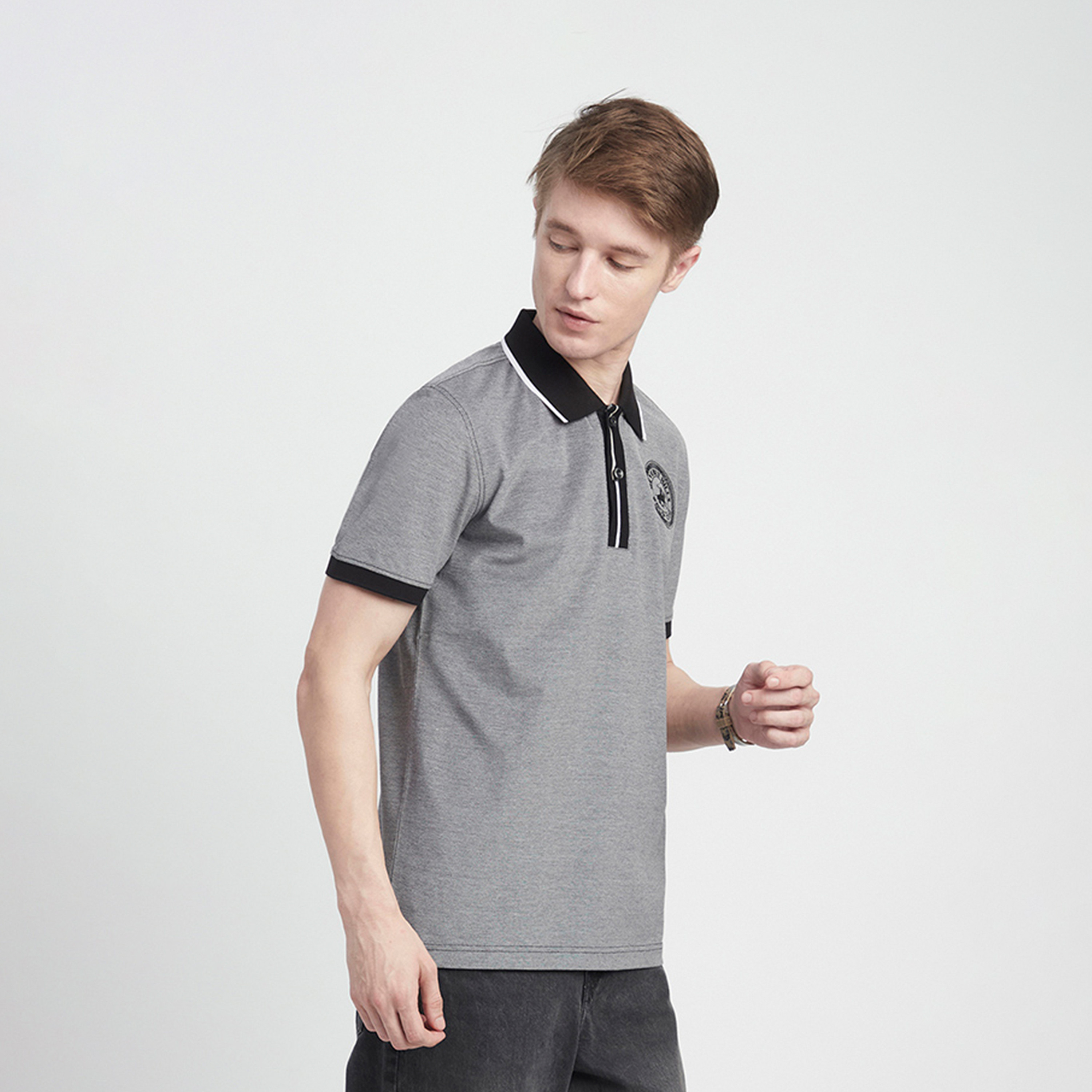 Beverly Hills Polo Club Printed Collared Short Sleeves Polo T-shirt-men-clothing-tshirtsandpolos-polos-image-3