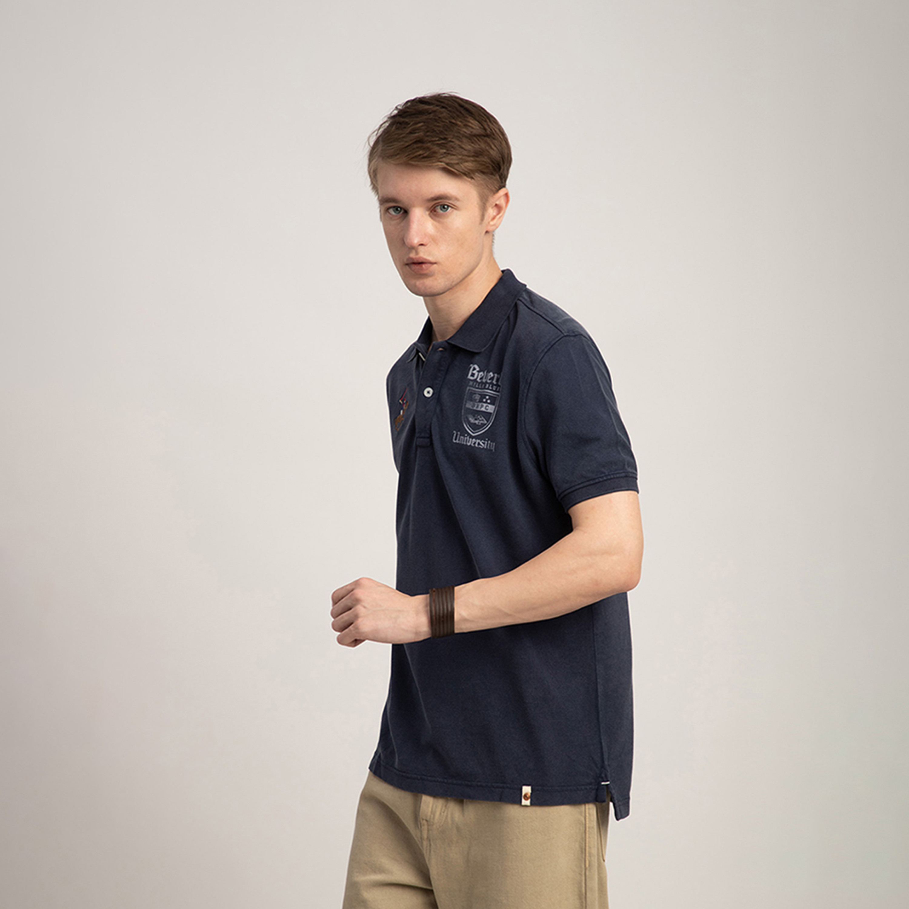 Beverly Hills Polo Club Embroidered Collared Short Sleeves Polo T-shirt-men-clothing-tshirtsandpolos-polos-image-2