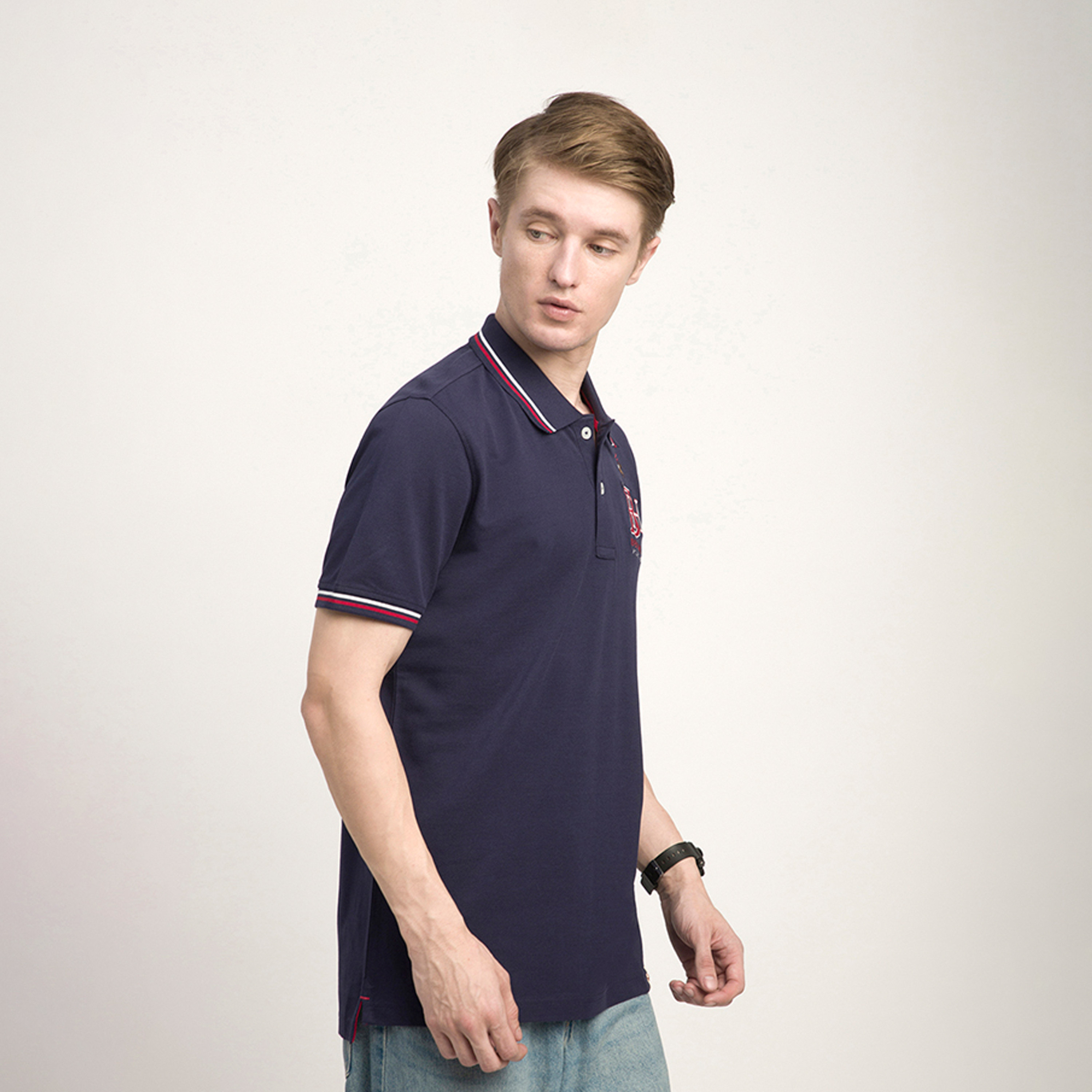 Beverly Hills Polo Club Logo Collared Short Sleeves Polo T-shirt-men-clothing-tshirtsandpolos-polos-image-3