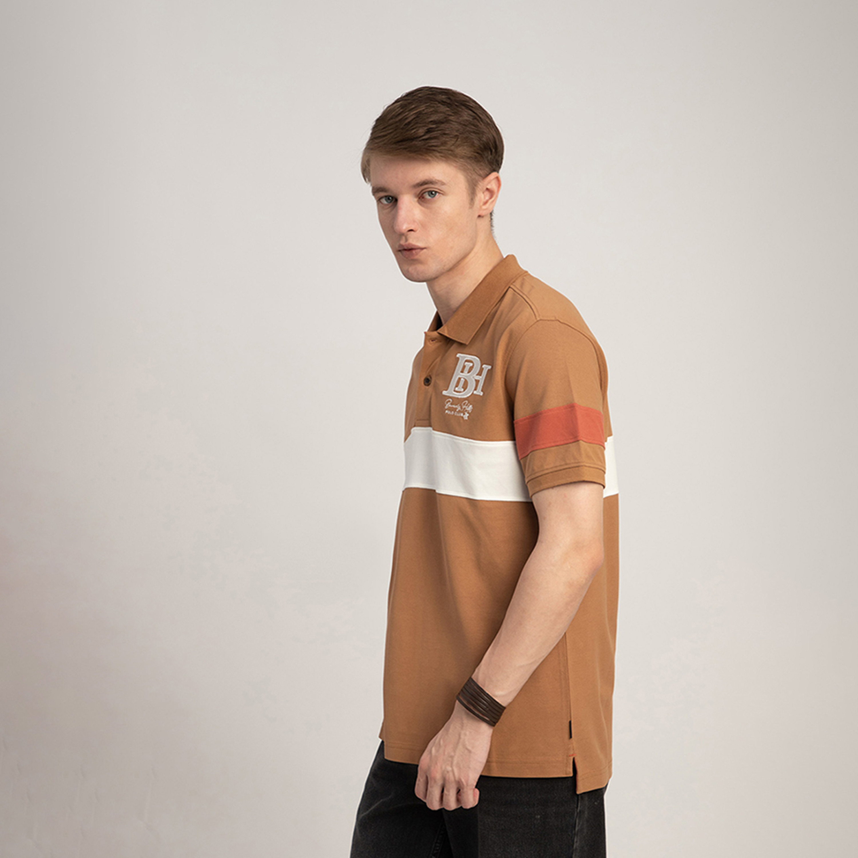 Beverly Hills Polo Club Embroidered Collared Short Sleeves Polo T-shirt-men-clothing-tshirtsandpolos-polos-image-2