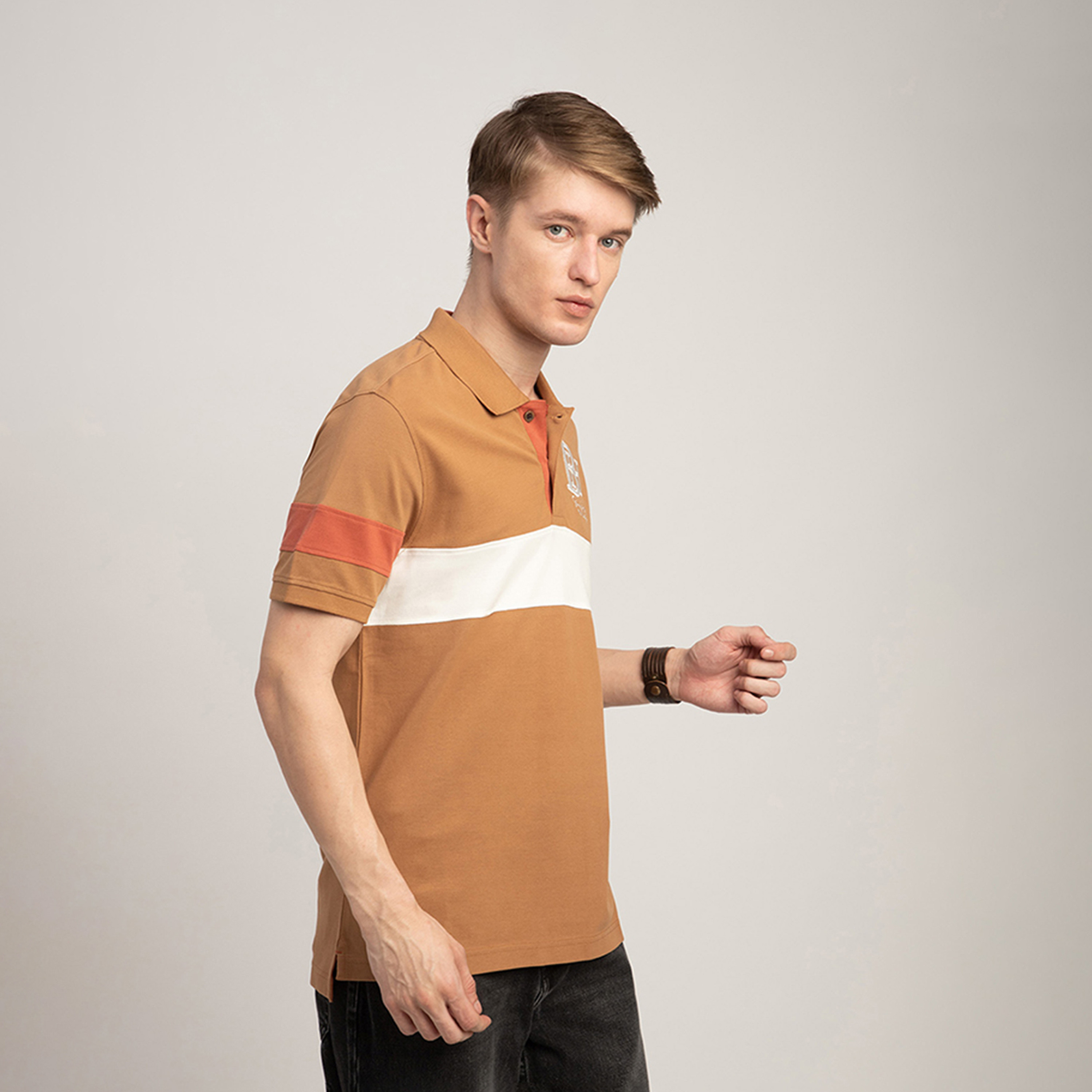 بيفرلي هيلز بولو كلوب-  تي شيرت بولو بأكمام قصيرة وياقة وشعار مطرز-men-clothing-tshirtsandpolos-polos-image-3