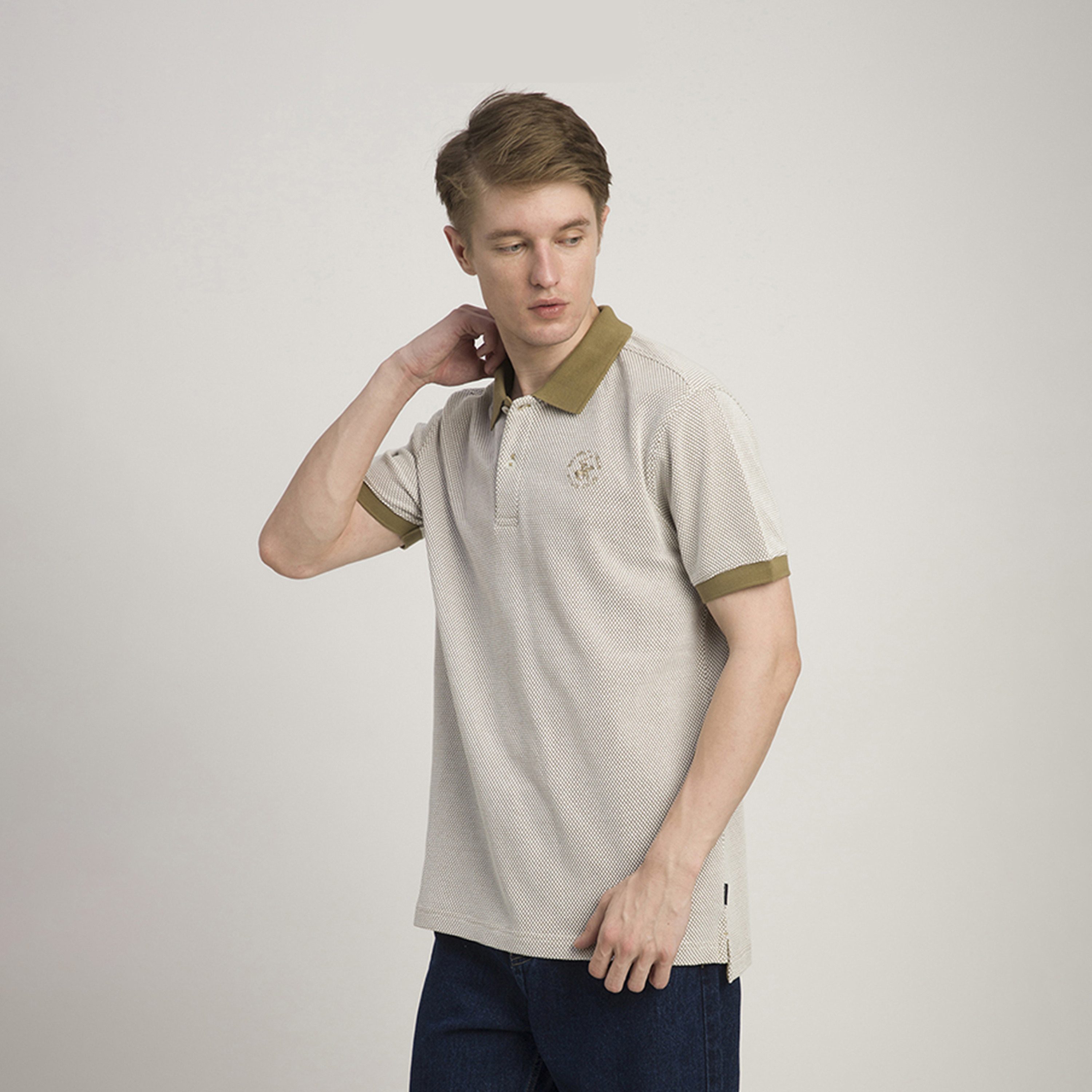 بيفرلي هيلز بولو كلوب-  تي شيرت بولو بأكمام قصيرة وياقة وشعار مطرز-men-clothing-tshirtsandpolos-polos-image-2