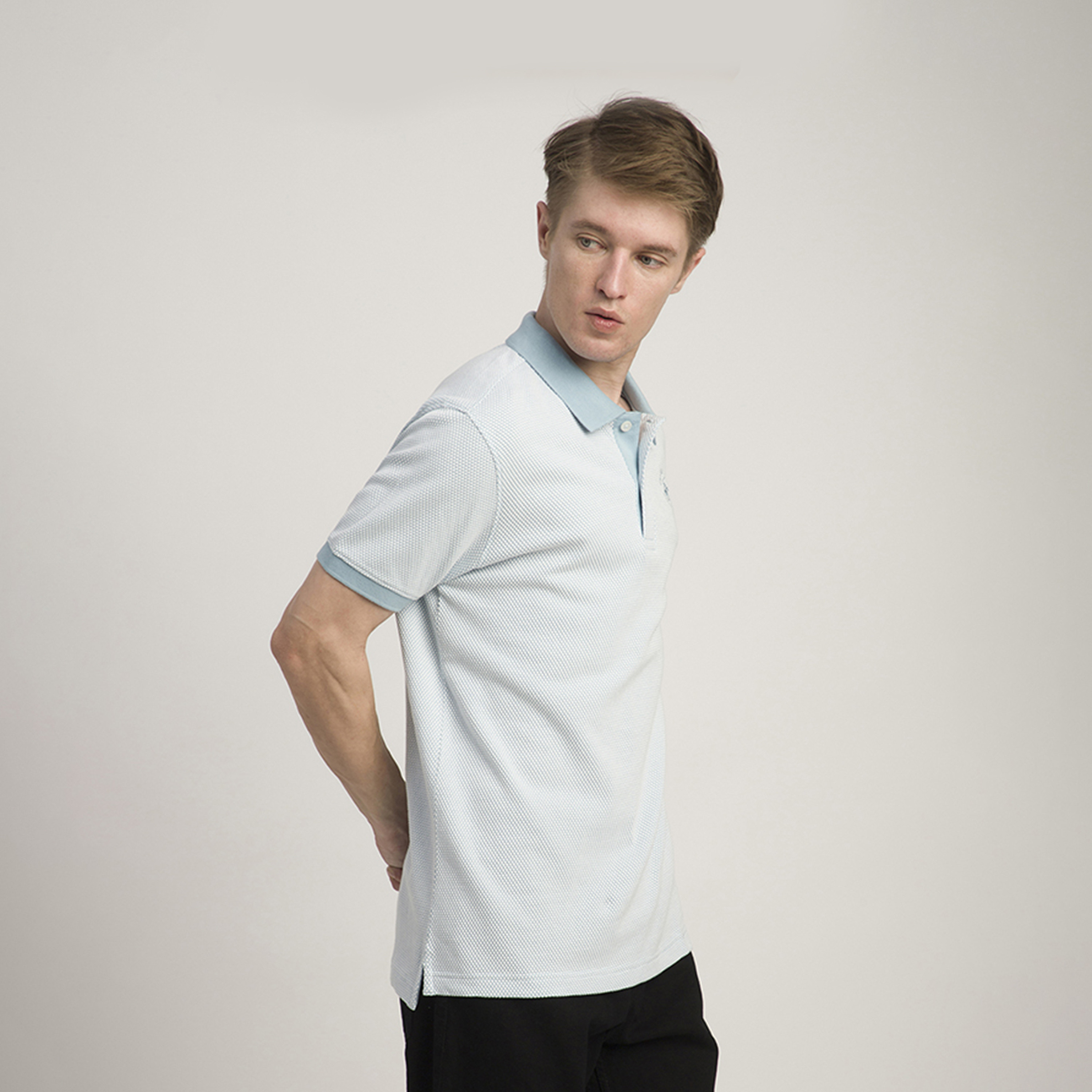 بيفرلي هيلز بولو كلوب-  تي شيرت بولو بأكمام قصيرة وياقة وشعار مطرز-men-clothing-tshirtsandpolos-polos-image-7