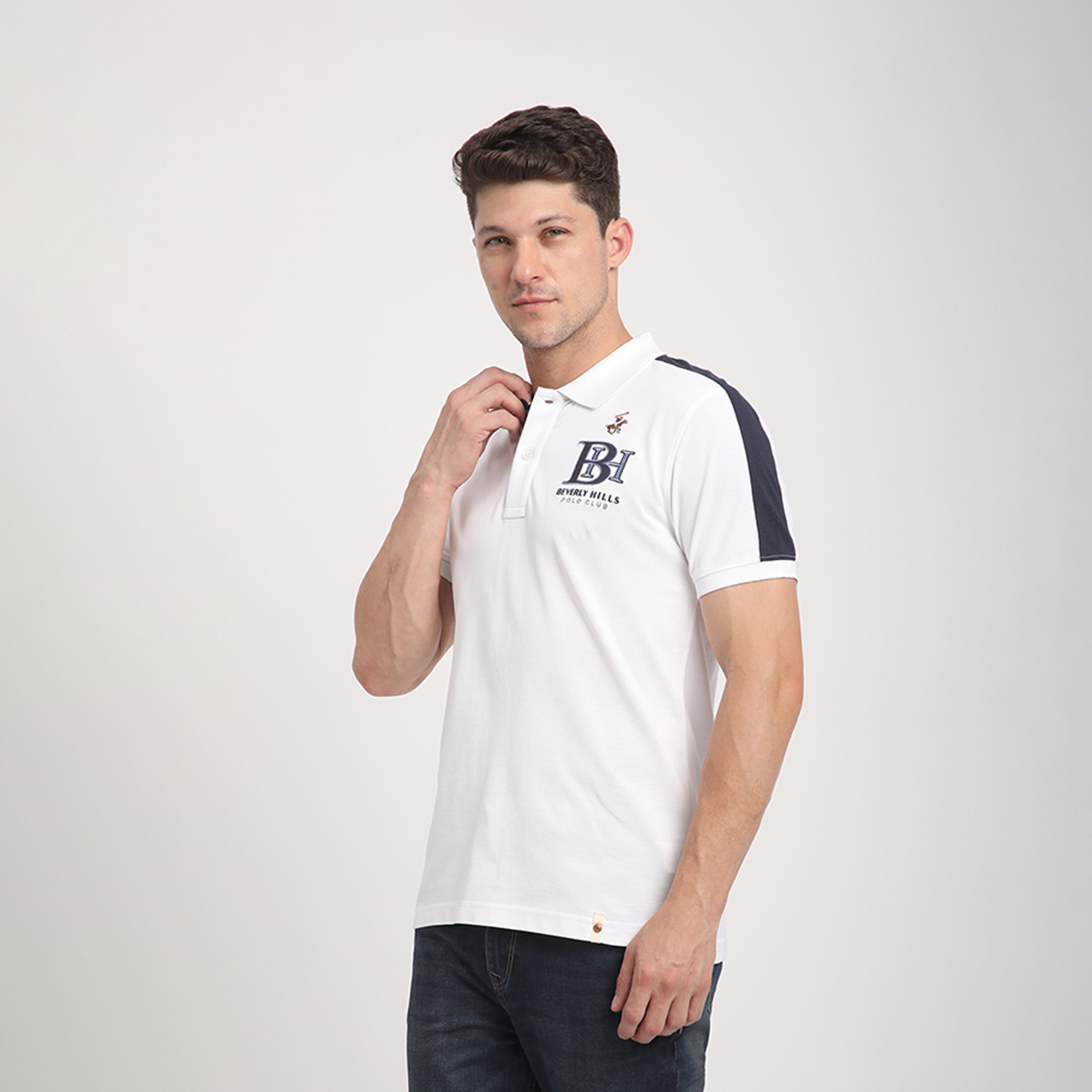 بيفرلي هيلز بولو كلوب-  تي شيرت بولو بأكمام قصيرة وياقة وشعار مطرز-men-clothing-tshirtsandpolos-polos-image-6