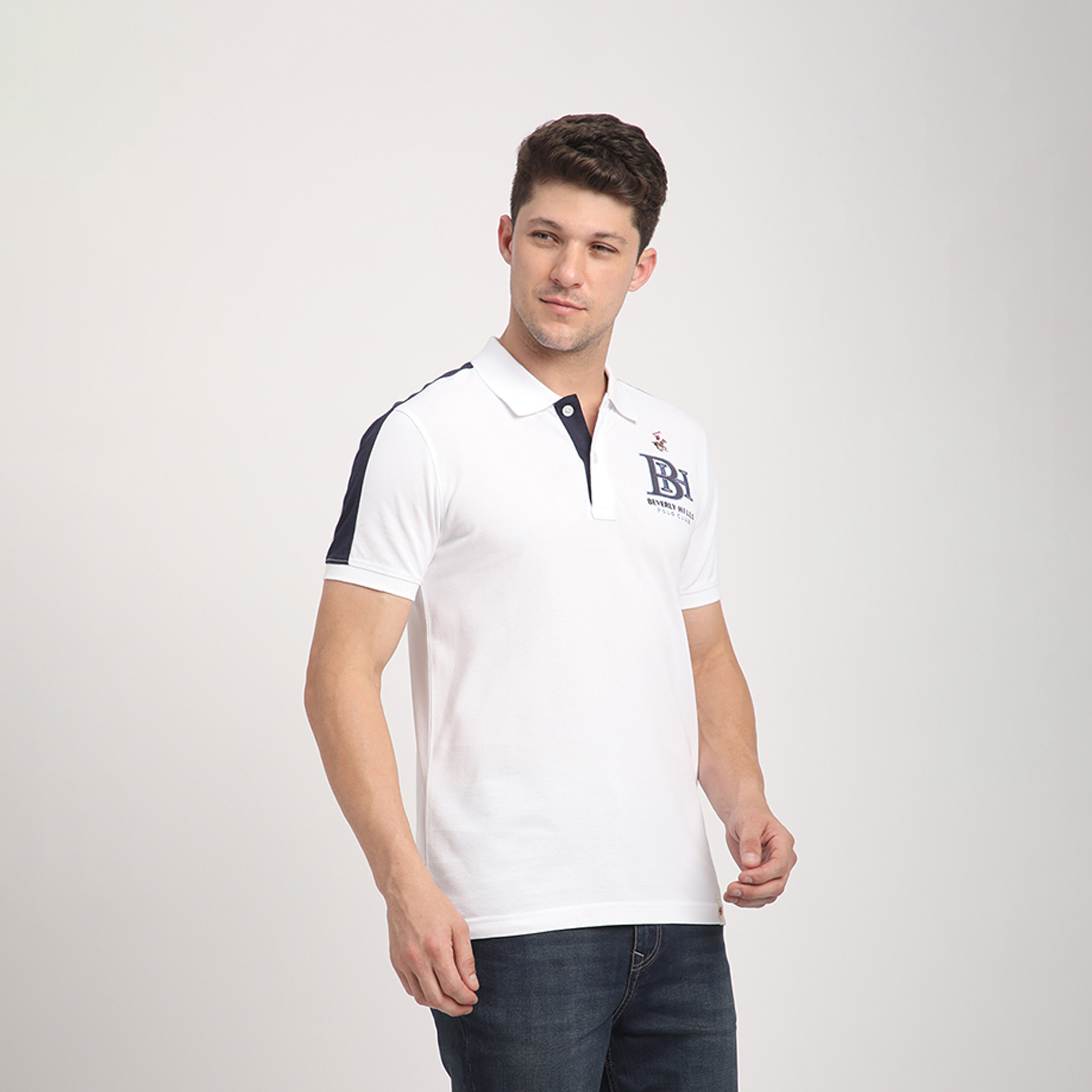 بيفرلي هيلز بولو كلوب-  تي شيرت بولو بأكمام قصيرة وياقة وشعار مطرز-men-clothing-tshirtsandpolos-polos-image-7