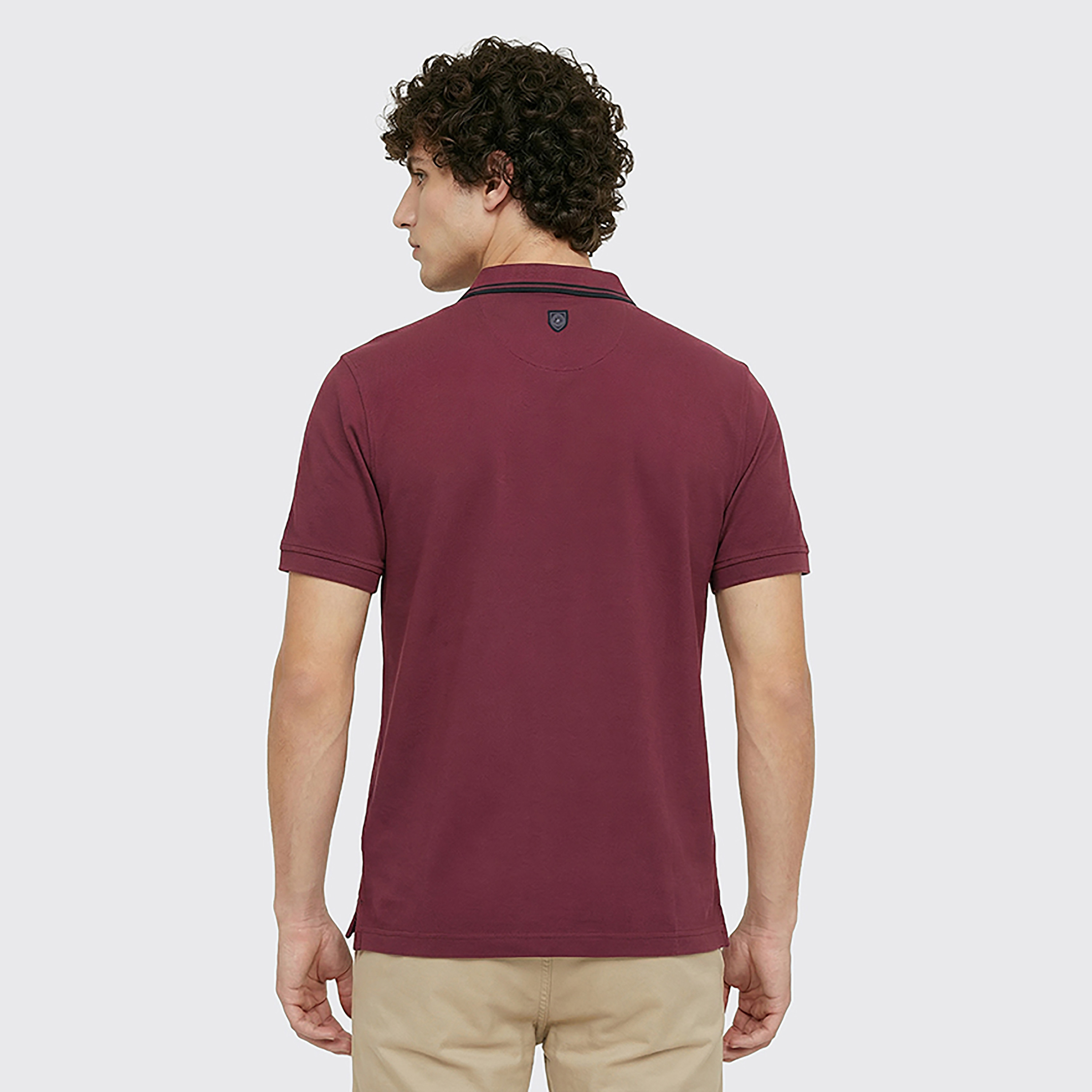 Beverly Hills Polo Club Plain Collared Short Sleeves Men's Polo T-Shirt-men-clothing-tshirtsandpolos-polos-image-4