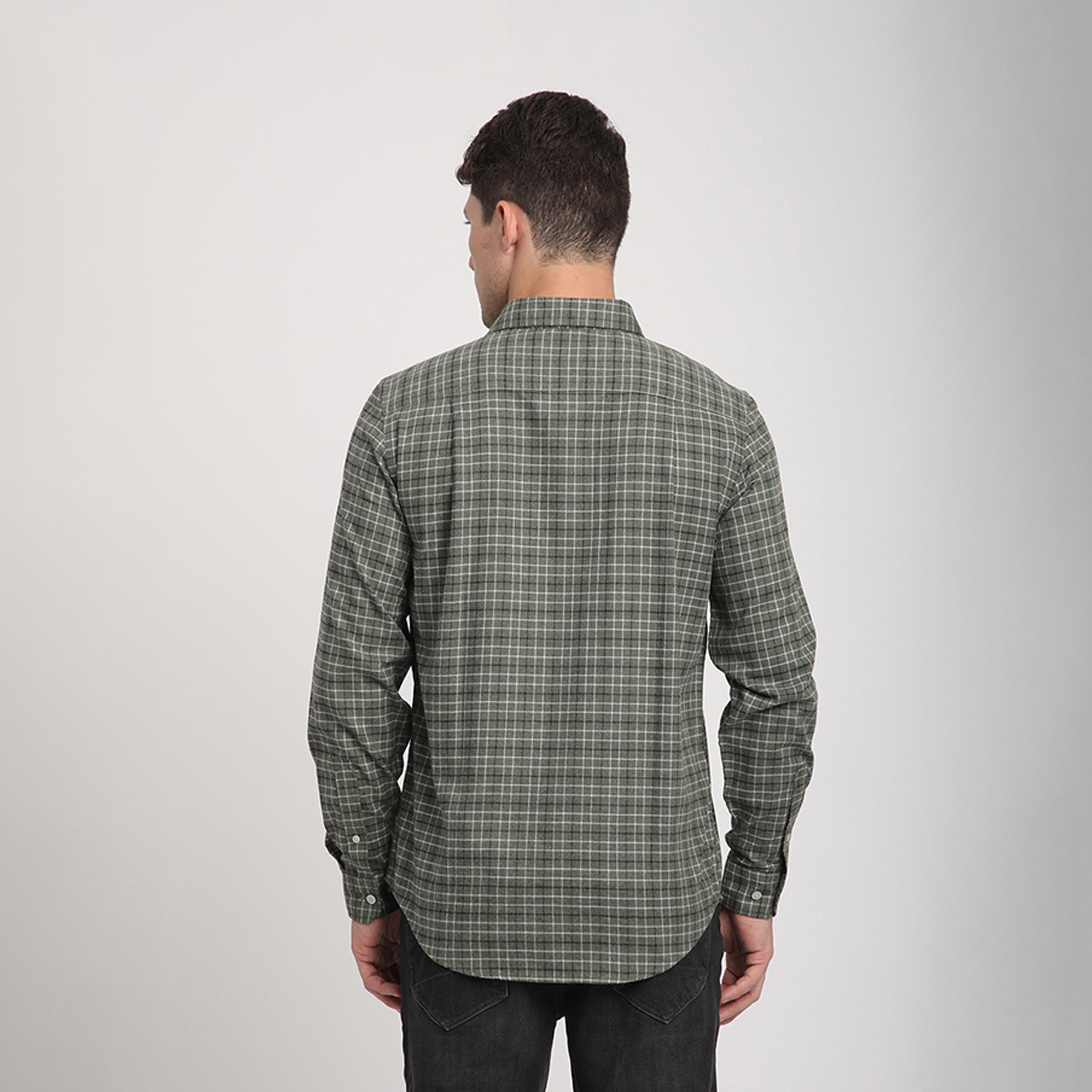Beverly Hills Polo Club Regular Fit Checked Collared Long Sleeves Shirt-men-clothing-shirts-image-4