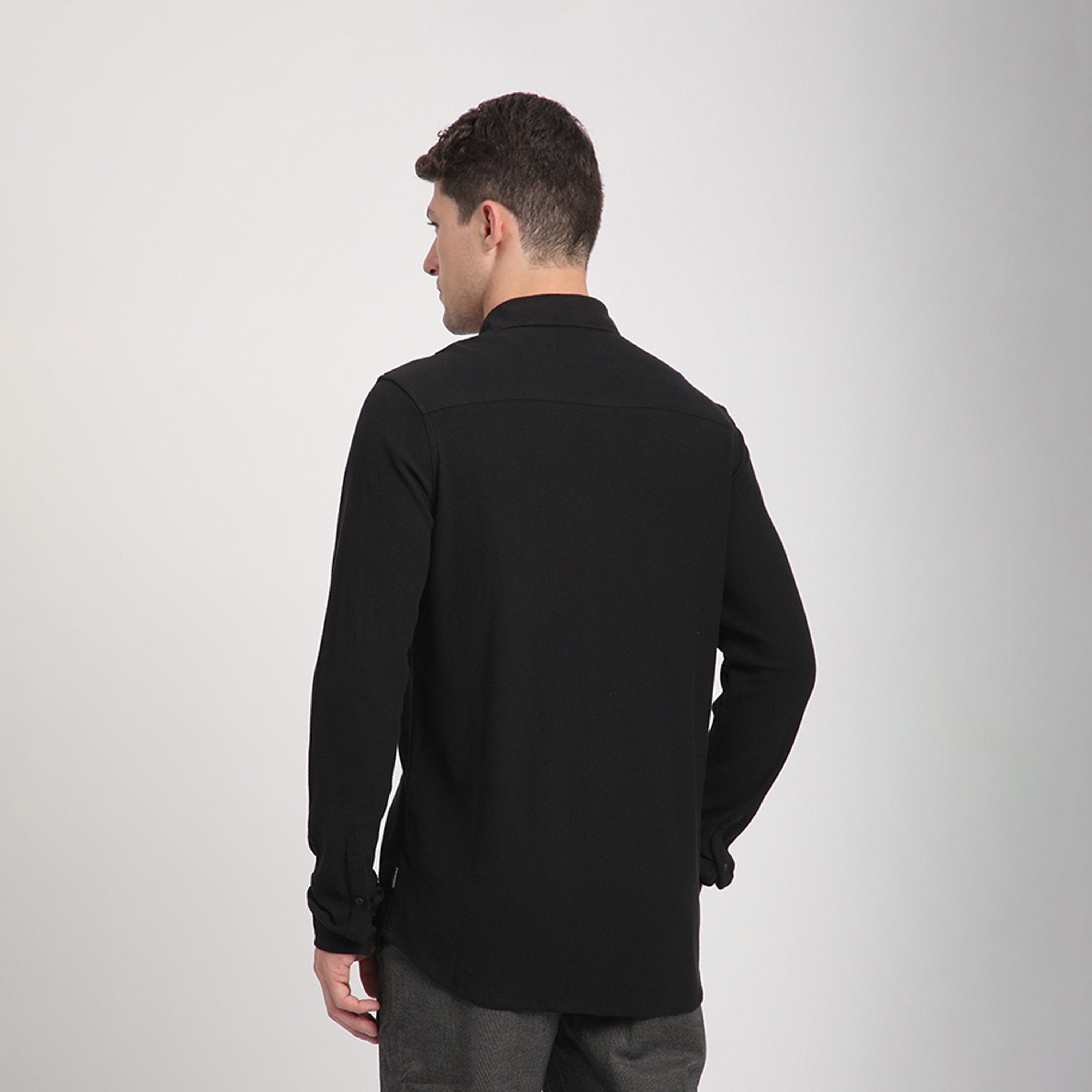 Beverly Hills Polo Club Regular Fit Logo Collared Long Sleeves Shirt-men-clothing-shirts-image-4