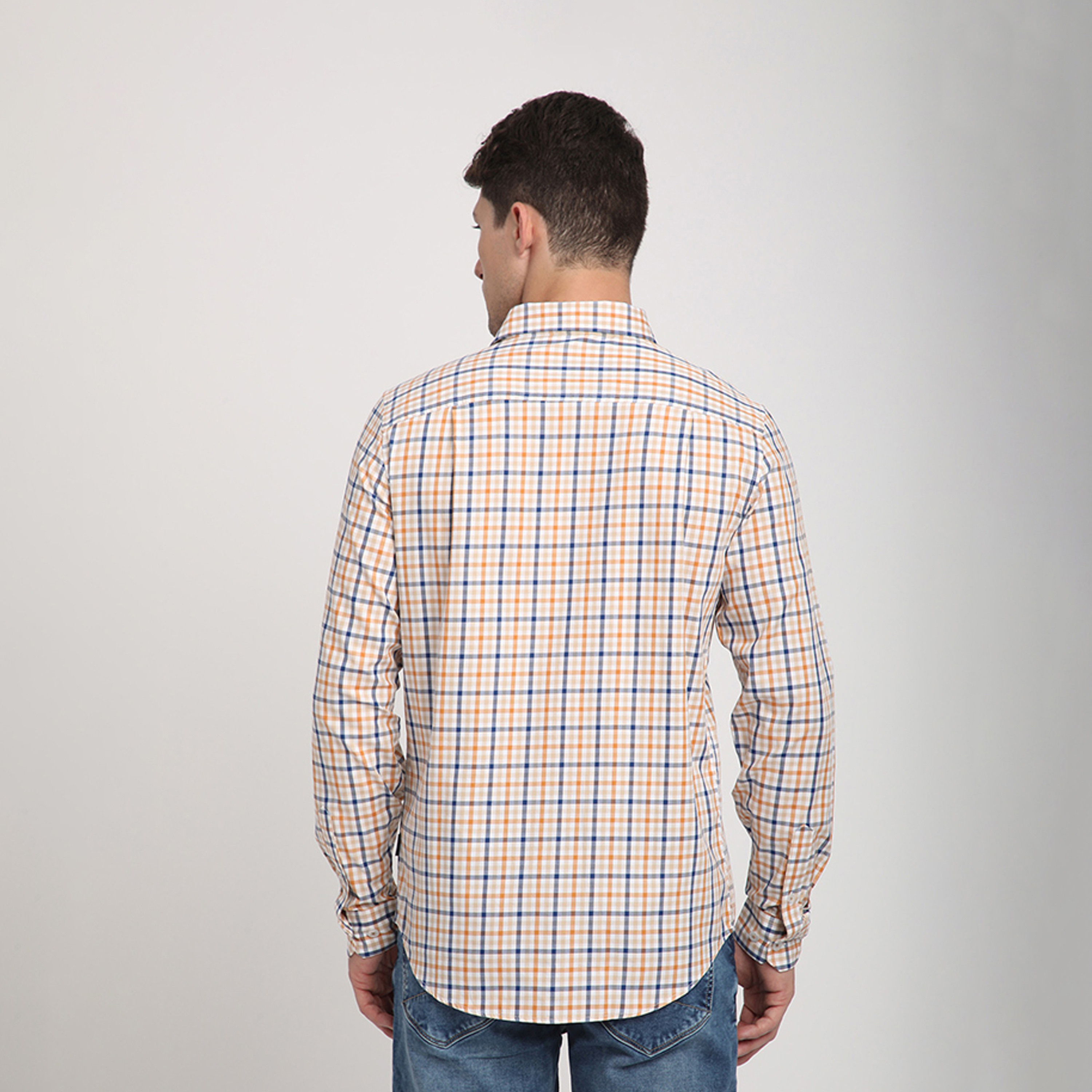 Beverly Hills Polo Club Regular Fit Checked Collared Long Sleeves Shirt-men-clothing-shirts-image-4