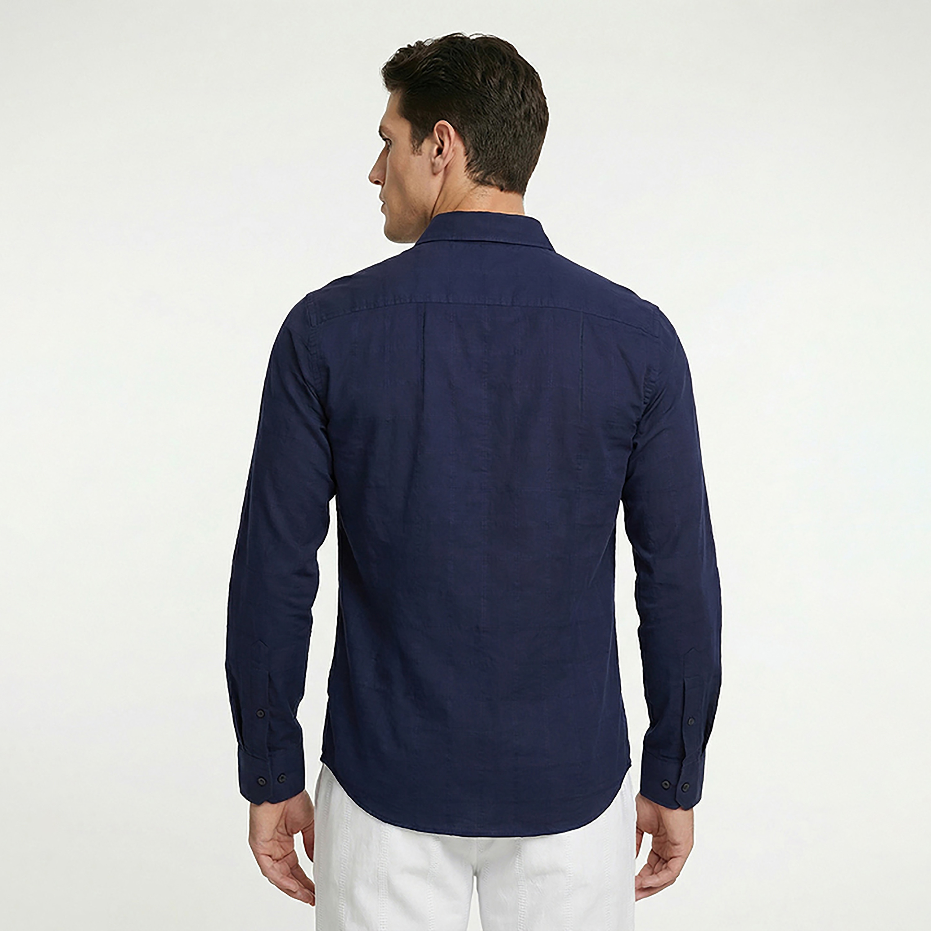 Beverly Hills Polo Club Regular Fit Plain Collared Long Sleeves Men's Shirt-men-clothing-shirts-image-4
