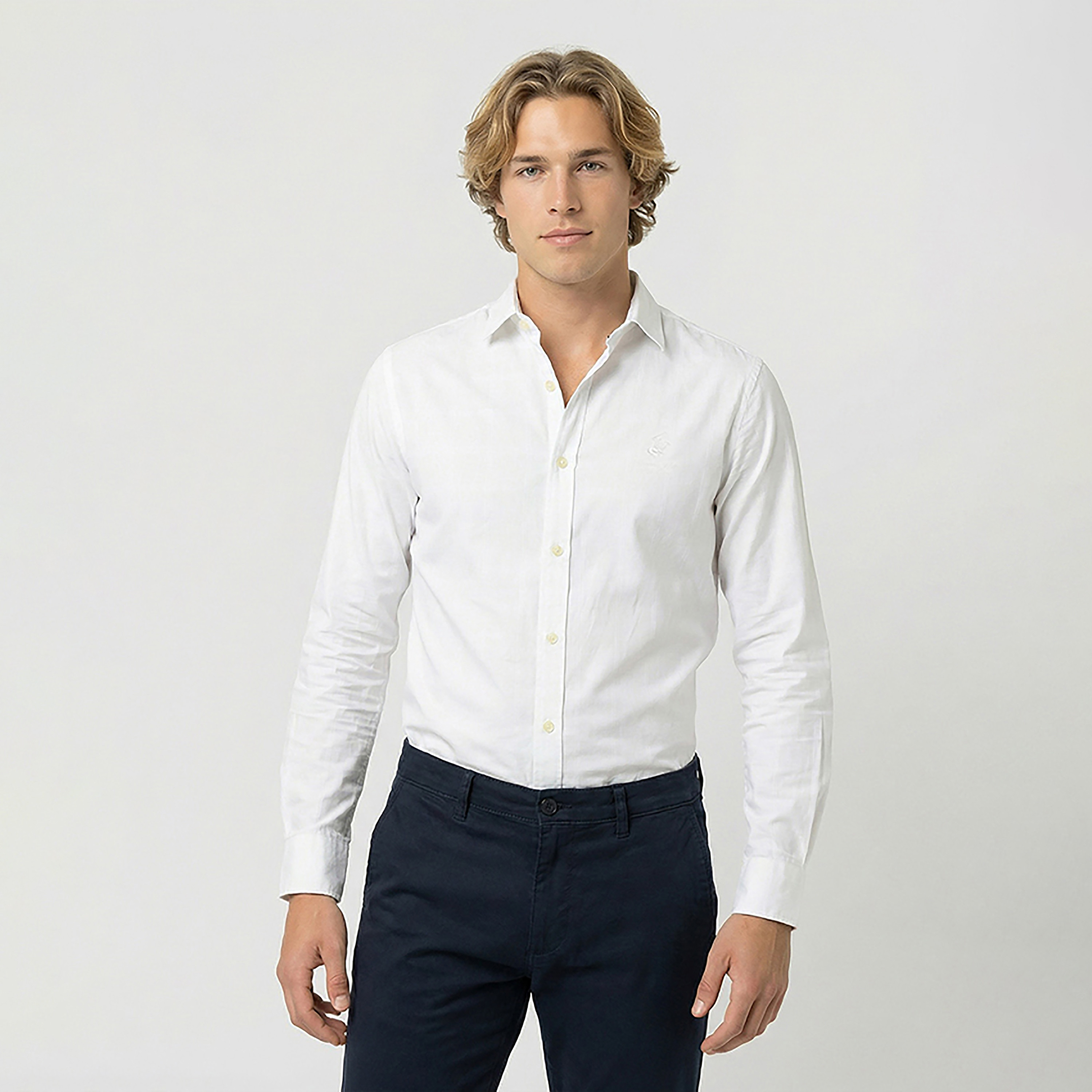 قميص رجالي بقصة عادية وياقة سادة وأكمام طويلة من بيفرلي هيلز بولو كلوب-men-clothing-shirts-image-5