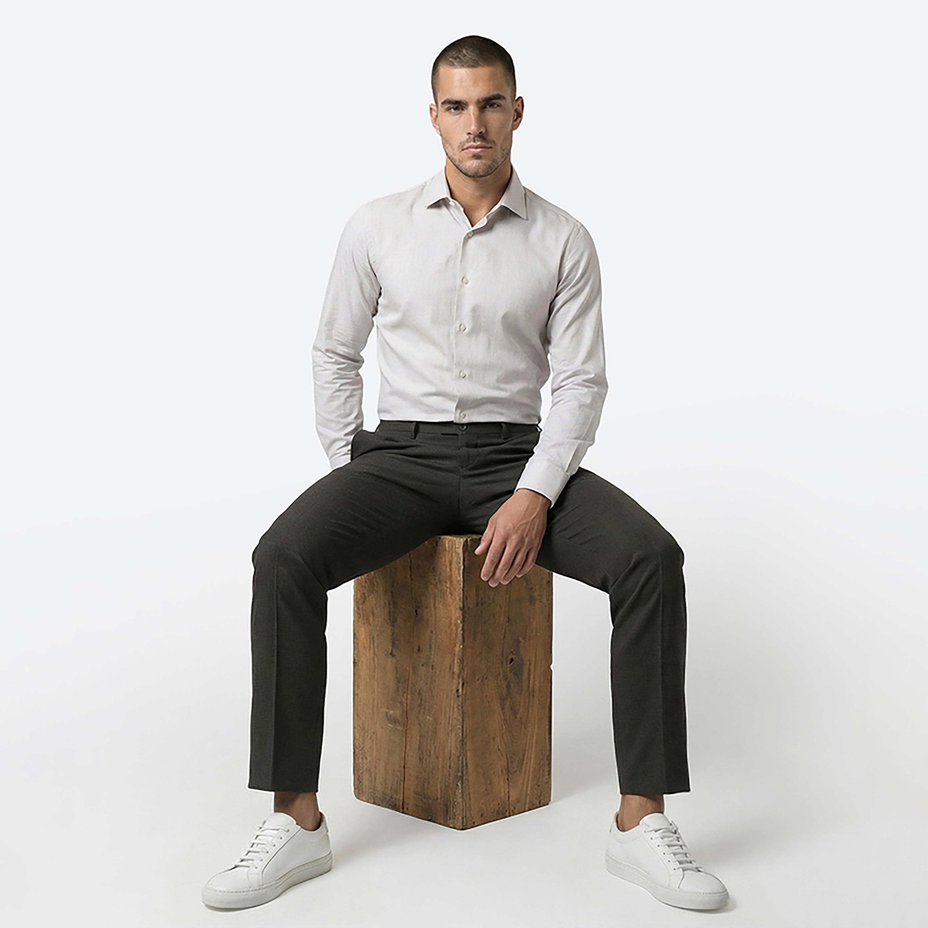 بنطلون رجالي منقوش بخصر متوسط وأزرار من بيفرلي هيلز بولو كلوب-men-clothing-bottoms-trousersandchinos-trousers-image-2