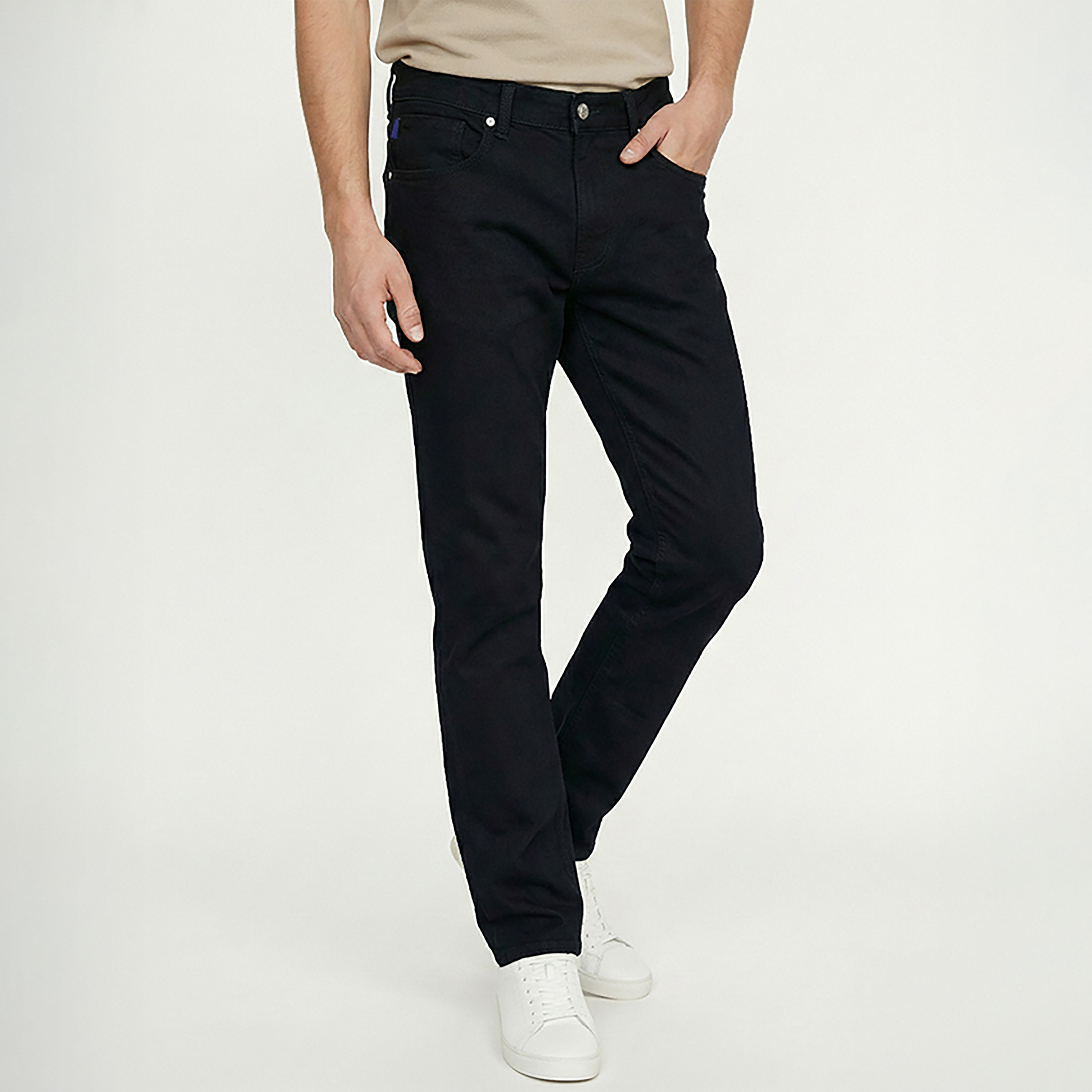 Beverly Hills Polo Club Slim Fit 5 Pocket Mid Rise Men's Jeans-men-clothing-bottoms-jeans-image-1