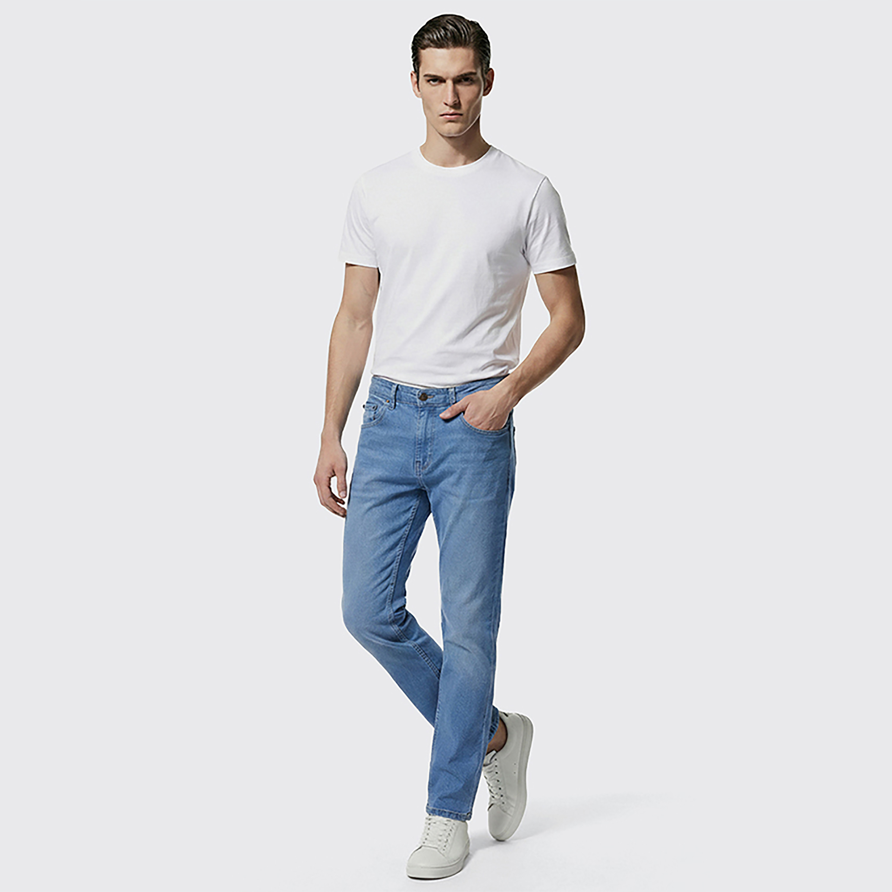 Beverly Hills Polo Club Slim Fit Light Washed Mid Rise Men's Jeans-men-clothing-bottoms-jeans-image-3