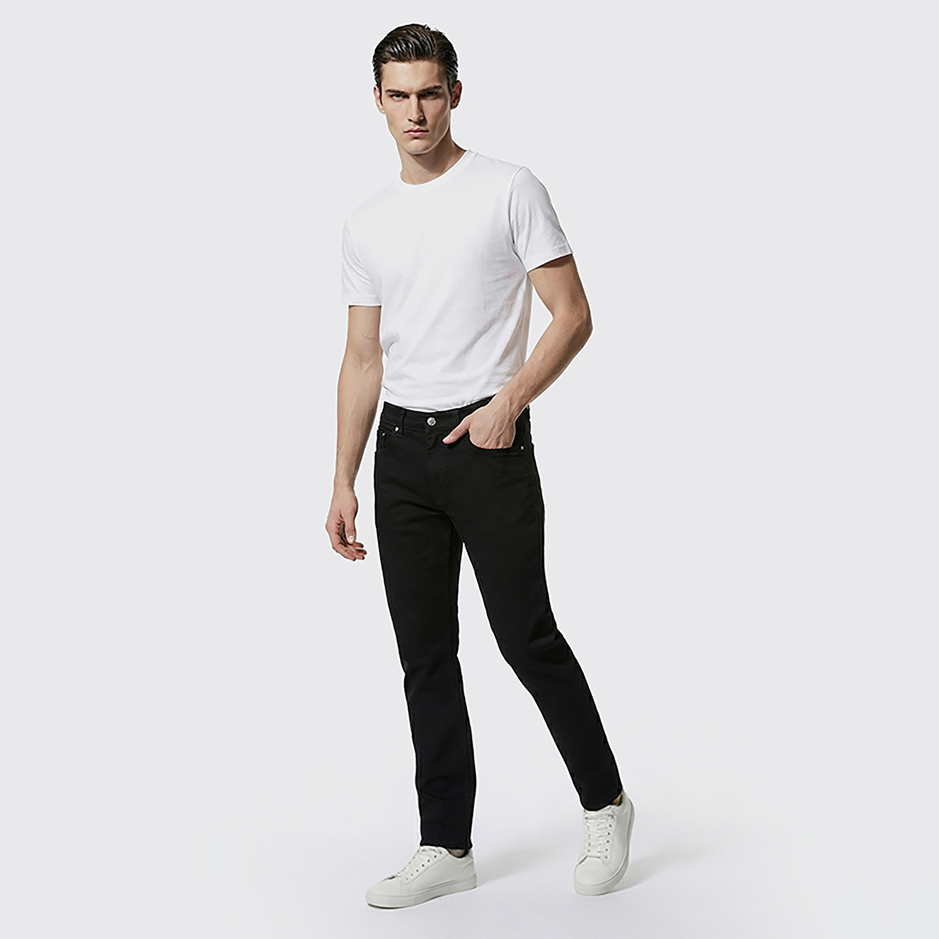 بنطلون جينز رجالي قصة "سكيني" بـ 5 جيوب وخصر متوسط من بيفرلي هيلز بولو كلوب-men-clothing-bottoms-jeans-image-3