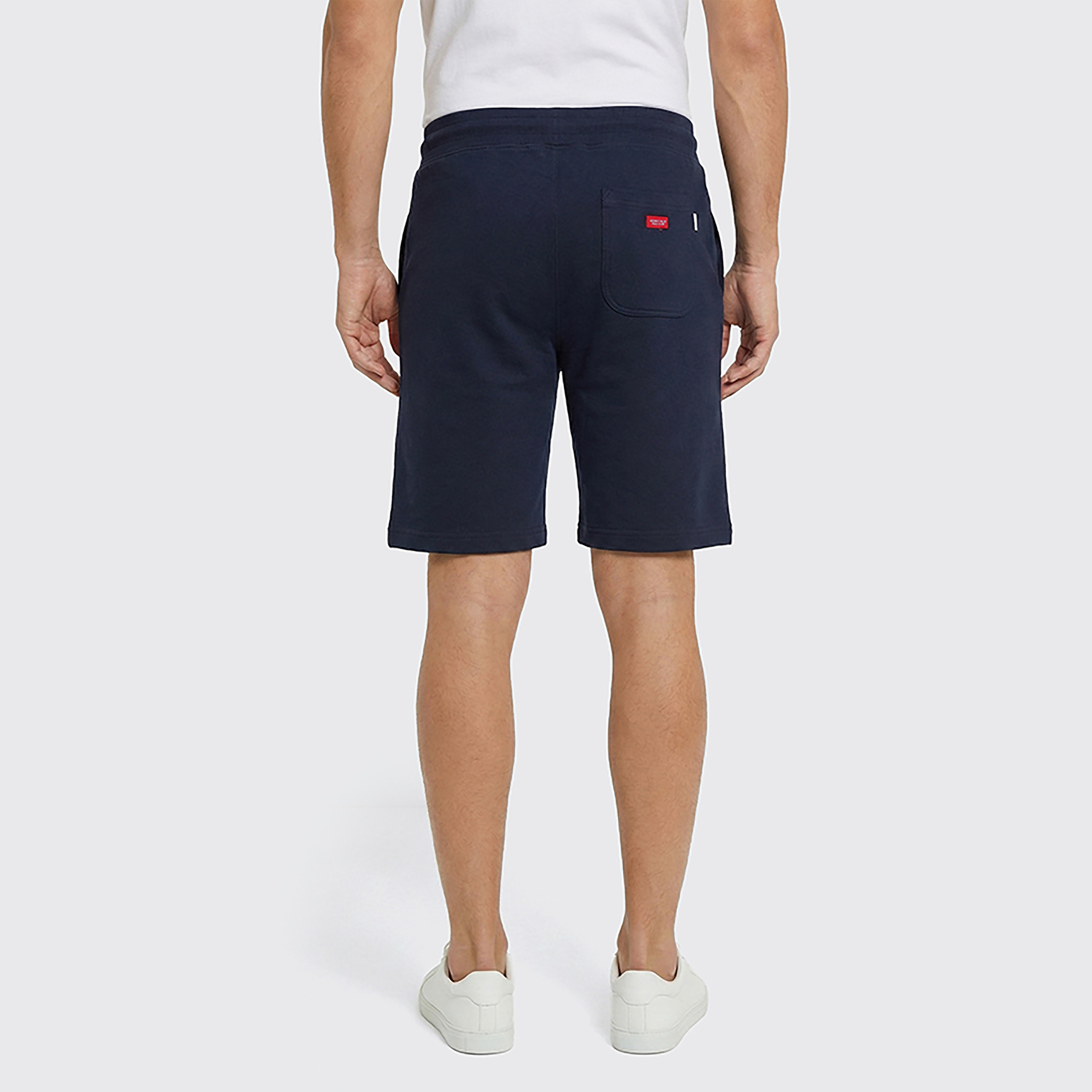 شورت رجالي سادة بخصر متوسط ورباط شد من بيفرلي هيلز بولو كلوب-men-clothing-bottoms-shorts-image-4