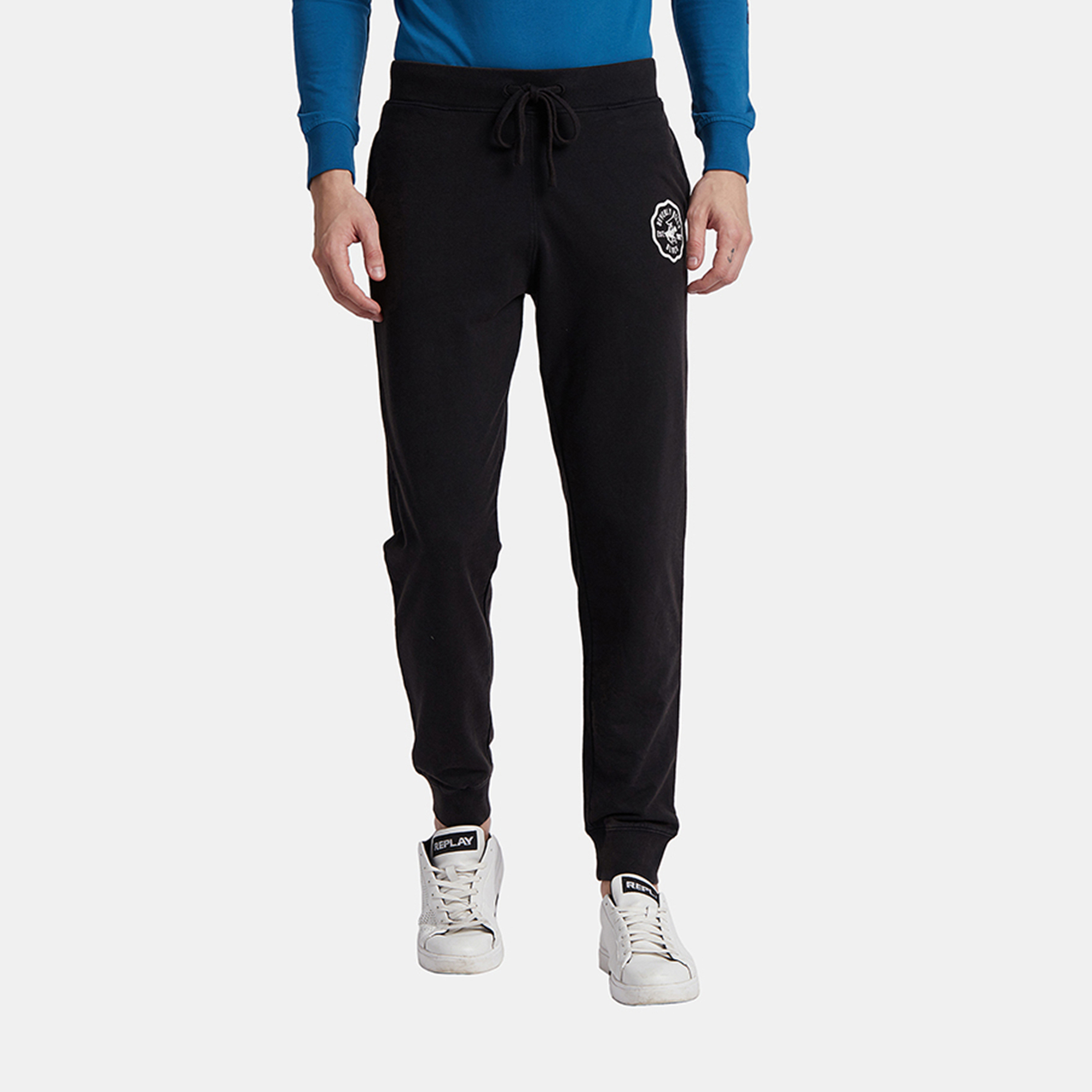 بيفرلي هيلز بولو كلوب-  بنطال رياضي بخصر مرتفع وشعار سهل الارتداء-men-clothing-bottoms-joggers-image-1