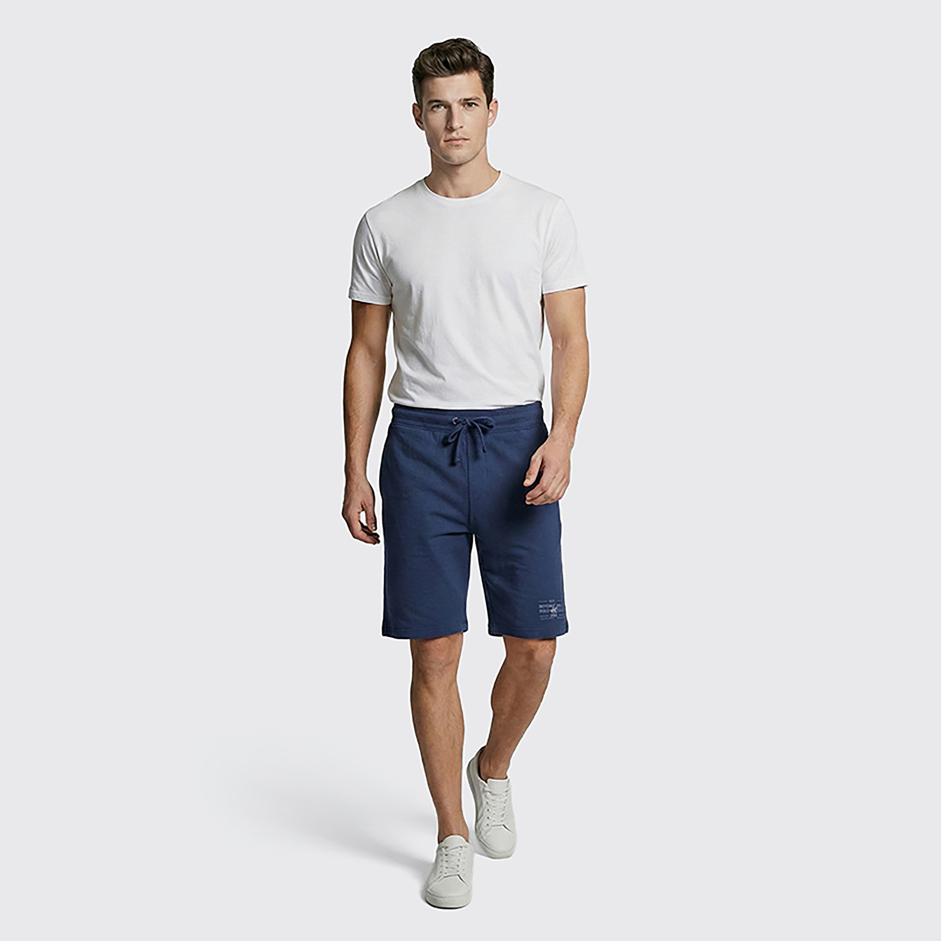 Beverly Hills Polo Club Plain Mid Rise Drawstring Men's Shorts-men-clothing-bottoms-shorts-image-3