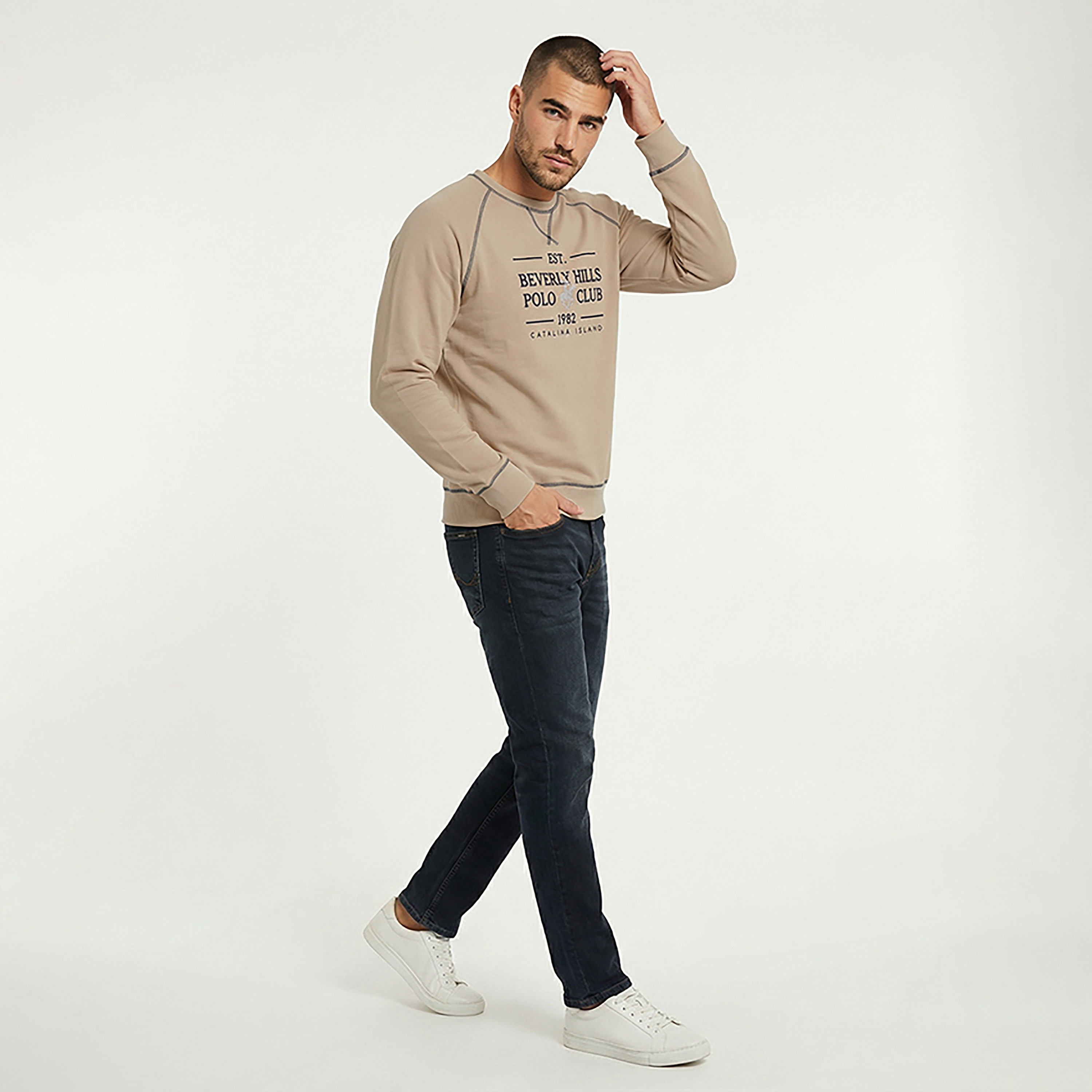 سويت شيرت رجالي مطبوع بياقة دائرية وأكمام طويلة من بيفرلي هيلز بولو كلوب-men-winterwear-hoodiesandsweatshirts-image-7