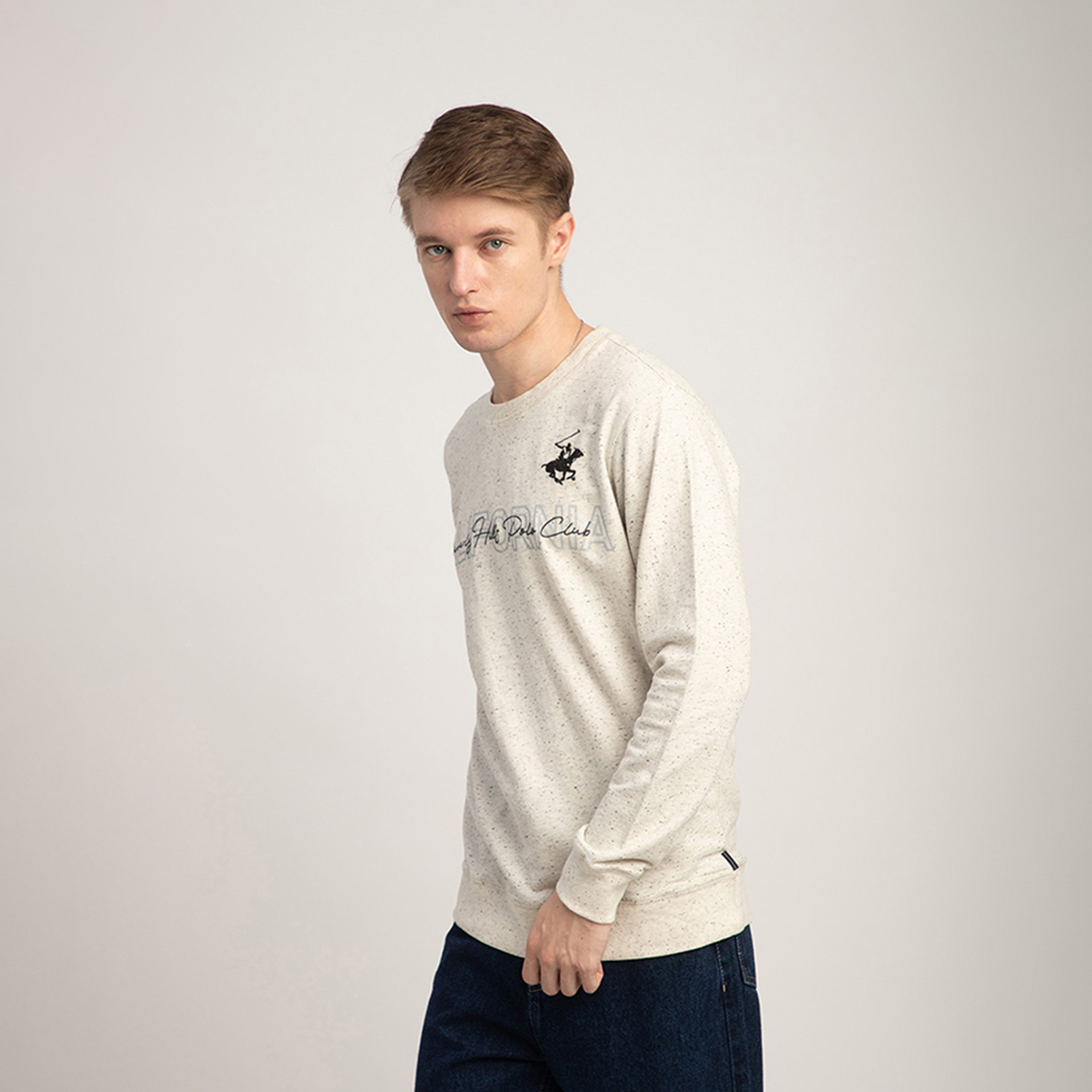 Beverly Hills Polo Club Embroidered Round Neck Long Sleeves Sweatshirt-men-winterwear-hoodiesandsweatshirts-image-2
