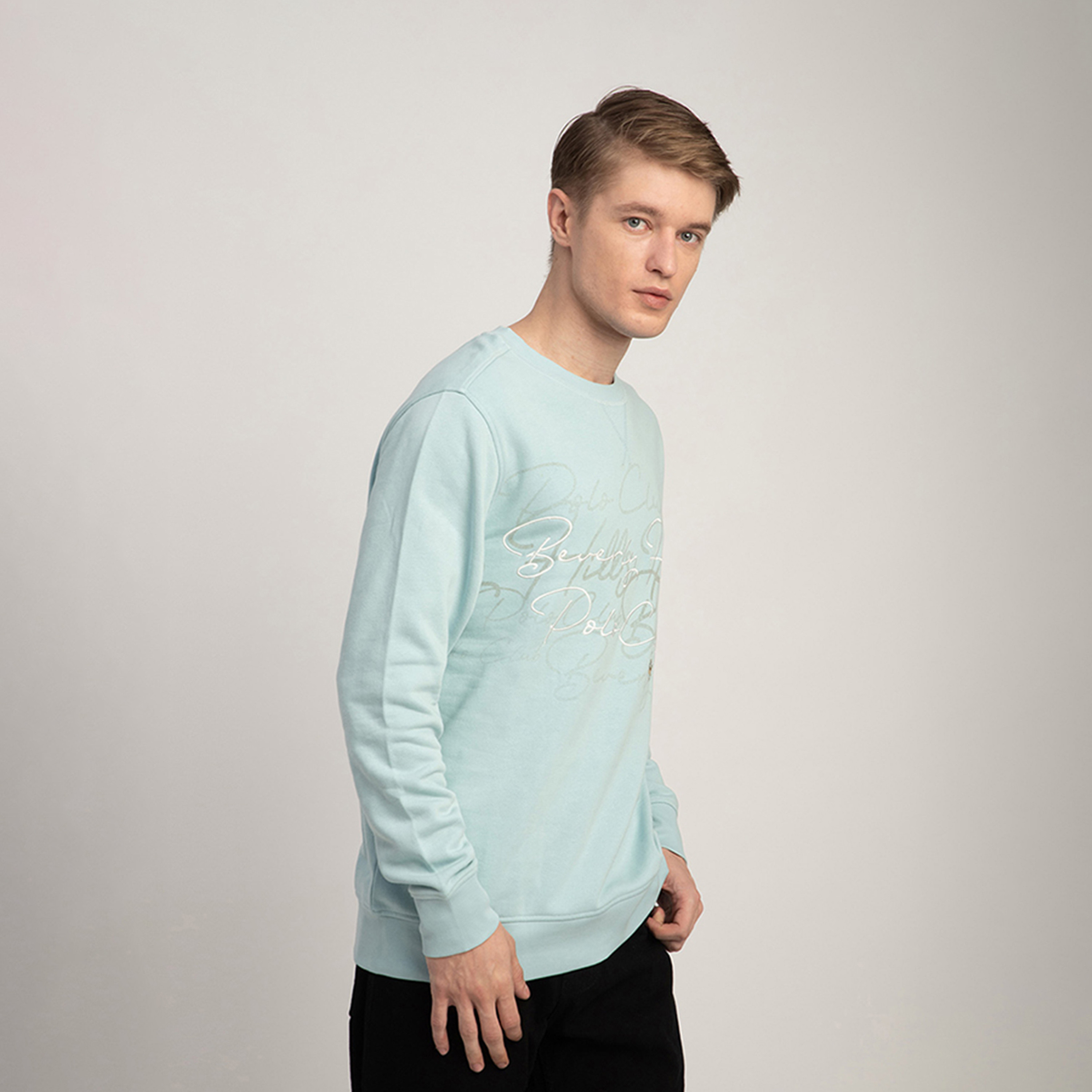Beverly Hills Polo Club Embroidered Round Neck Long Sleeves Sweatshirt-men-winterwear-hoodiesandsweatshirts-image-3