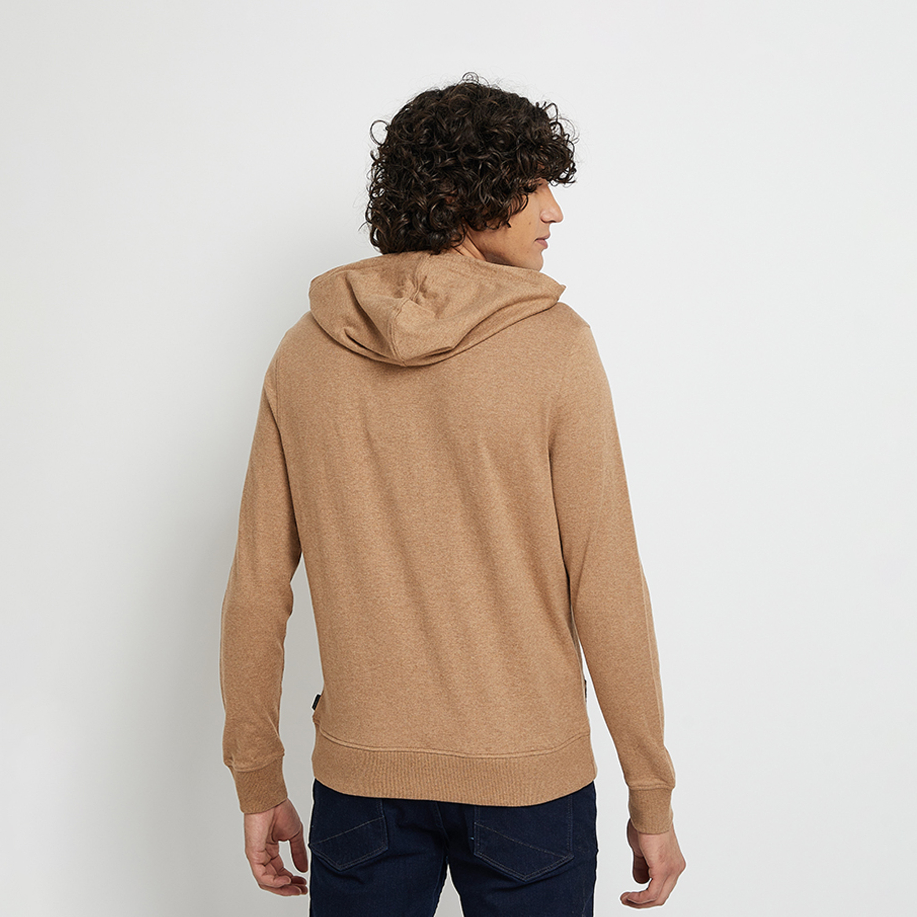 Beverly Hills Polo Club Men's Solid Fleece Zip-Through Hoodie-men-clothing-hoodiesandsweatshirts-image-2