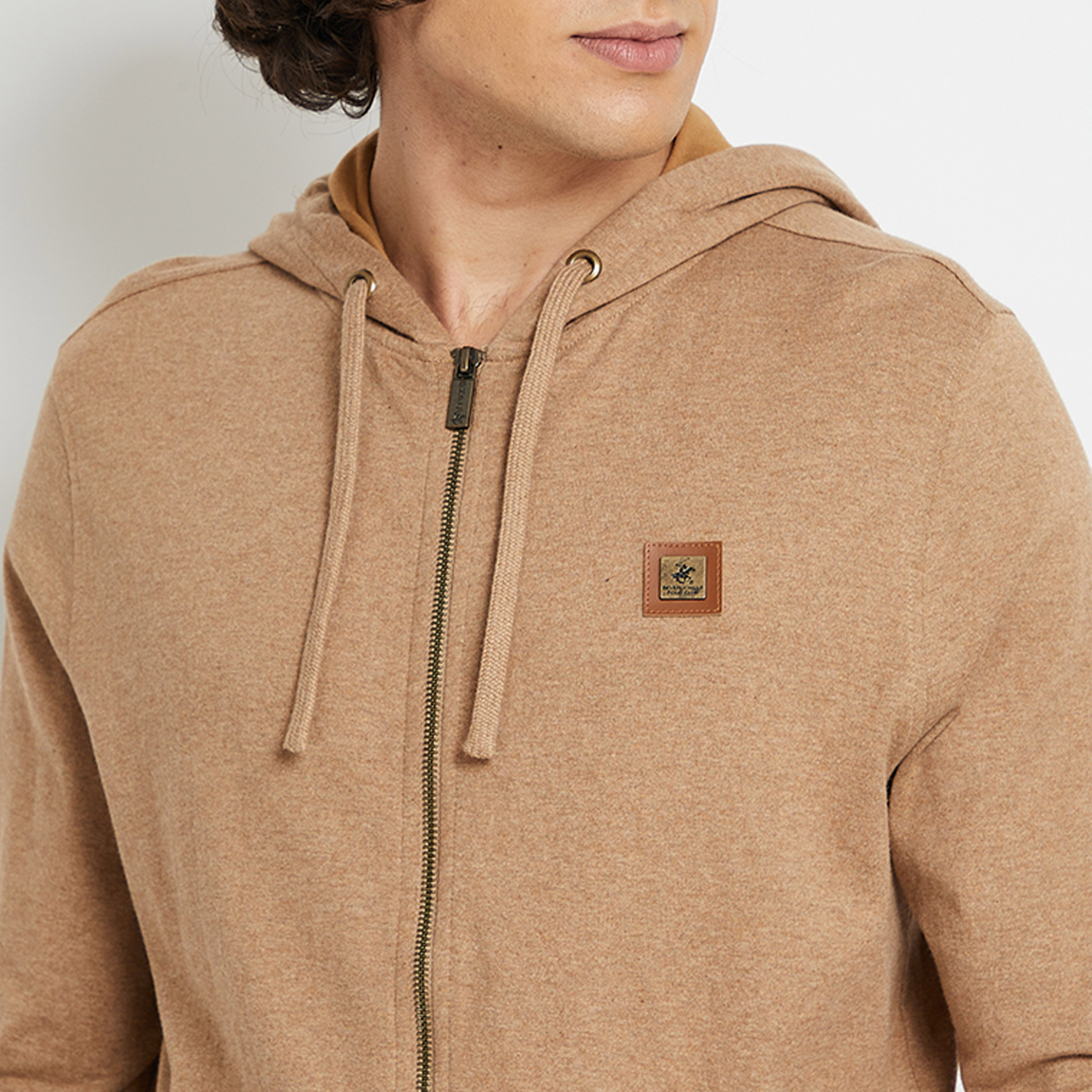 Beverly Hills Polo Club Men's Solid Fleece Zip-Through Hoodie-men-clothing-hoodiesandsweatshirts-image-3