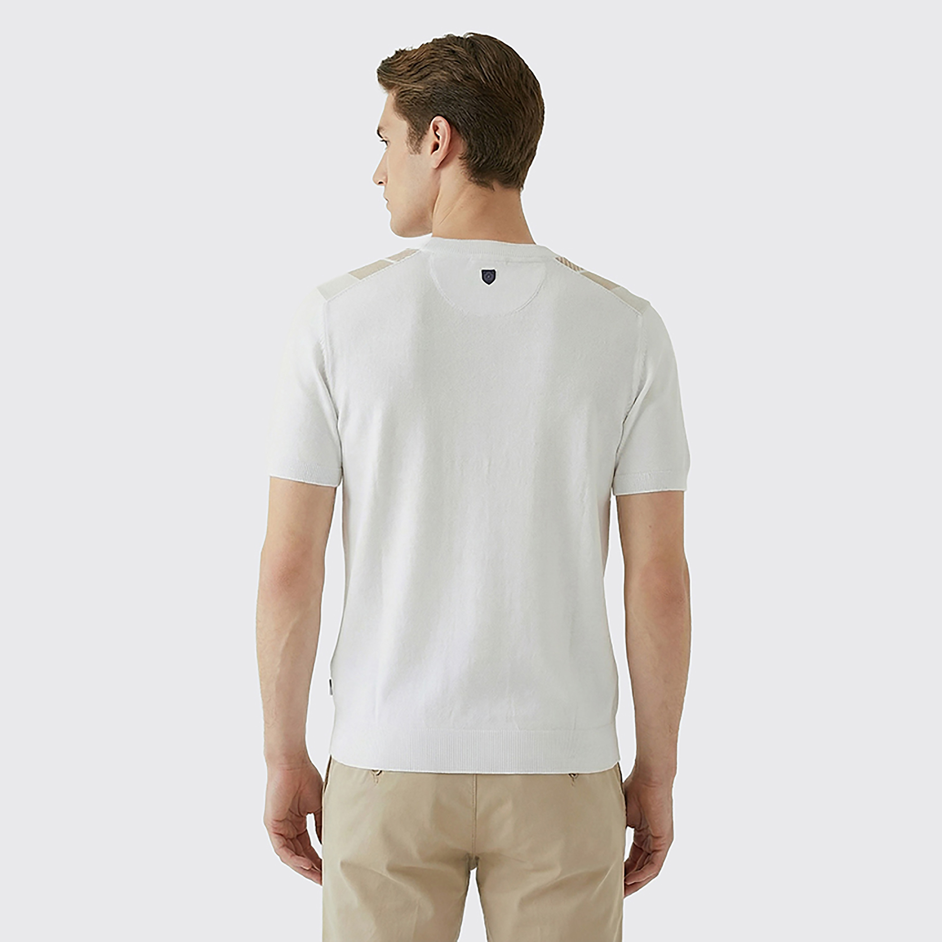 Beverly Hills Polo Club Striped Knitted Crew Neck Short Sleeves Men's Pullover-men-clothing-sweatersandpullovers-image-4