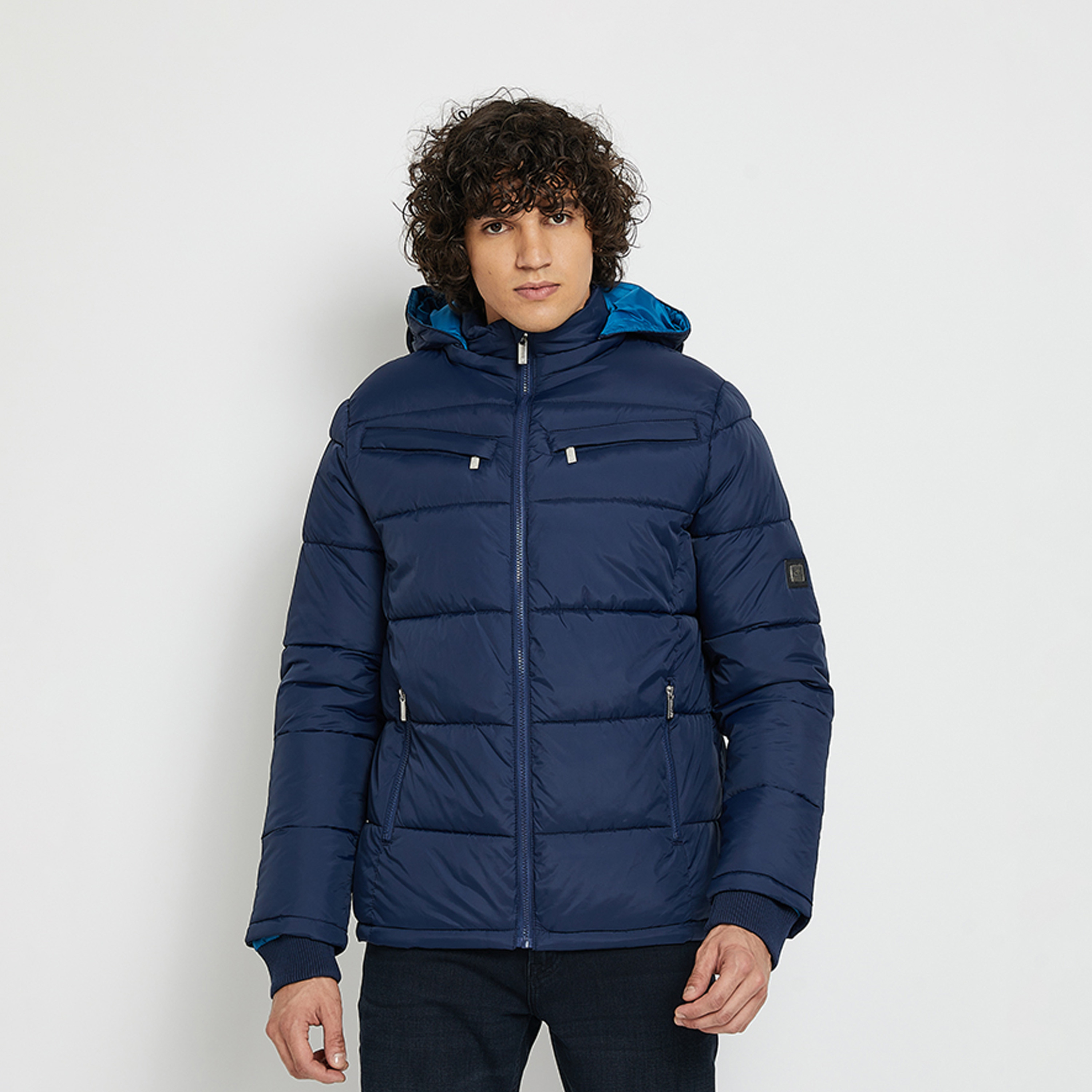 Beverly Hills Polo Club Men's Solid Bomber Jacket-men-clothing-jacketsandblazers-jackets-image-1