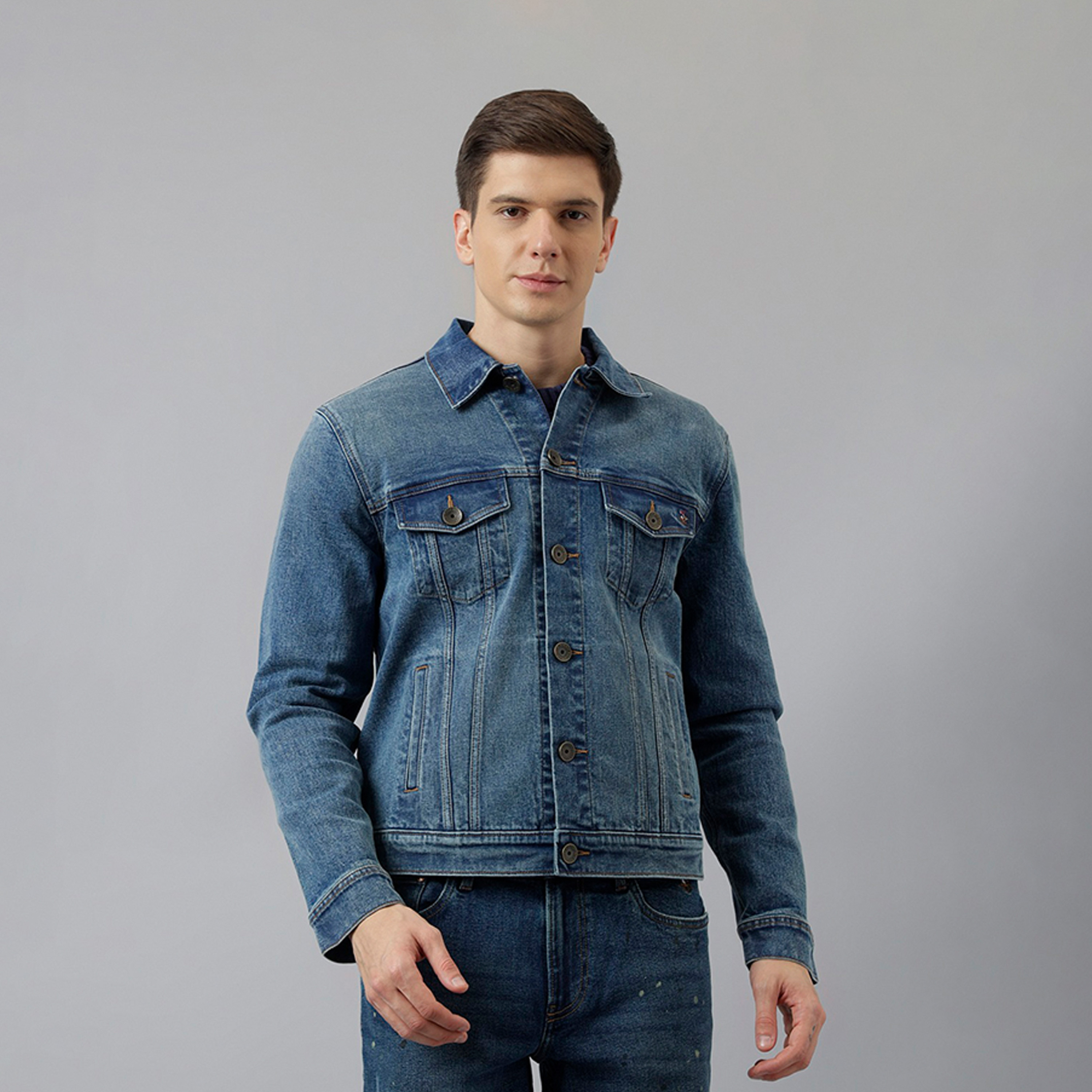 بيفرلي هيلز بولو كلوب-  جاكيت جينز سادة للرجال-men-clothing-jacketsandblazers-jackets-image-1