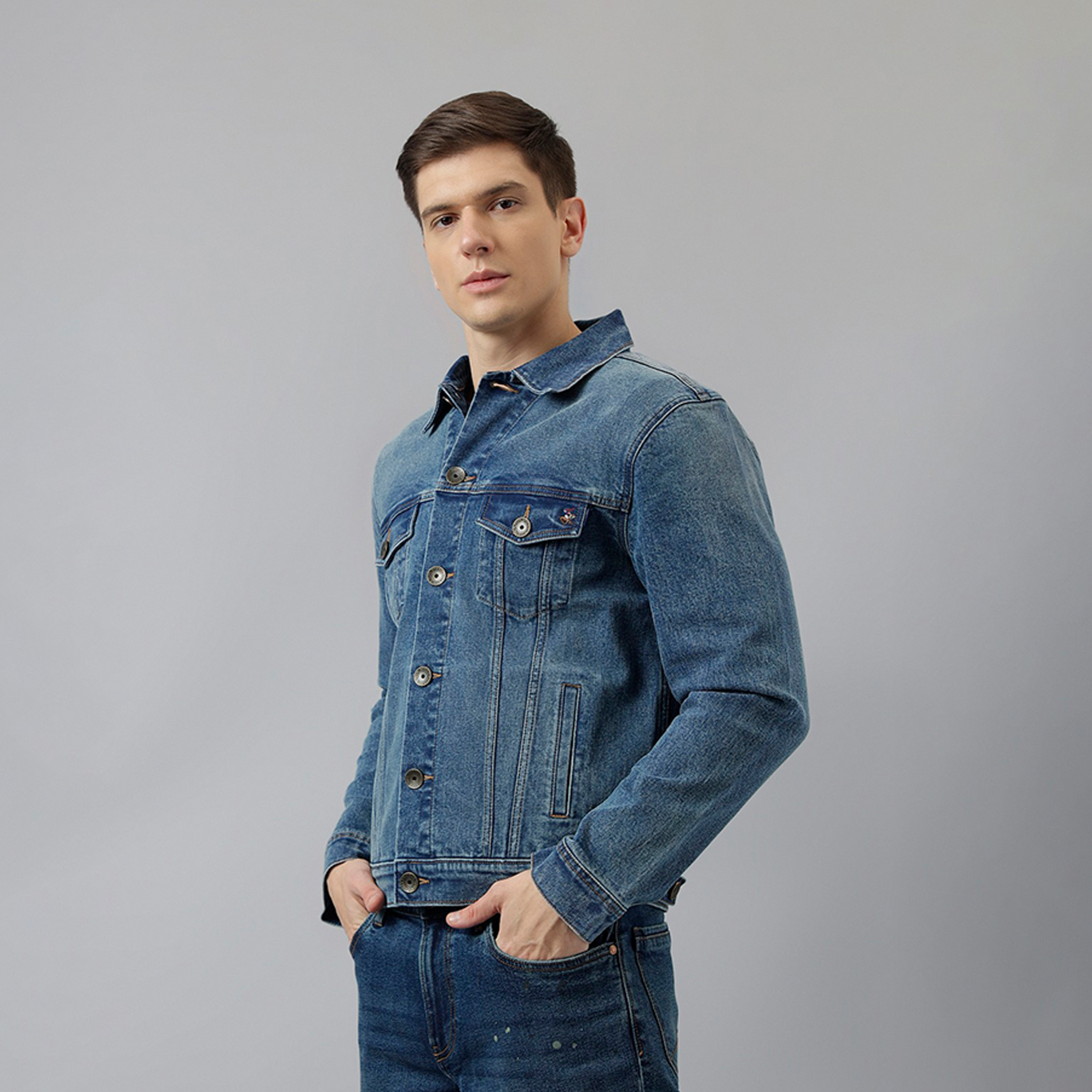 بيفرلي هيلز بولو كلوب-  جاكيت جينز سادة للرجال-men-clothing-jacketsandblazers-jackets-image-2