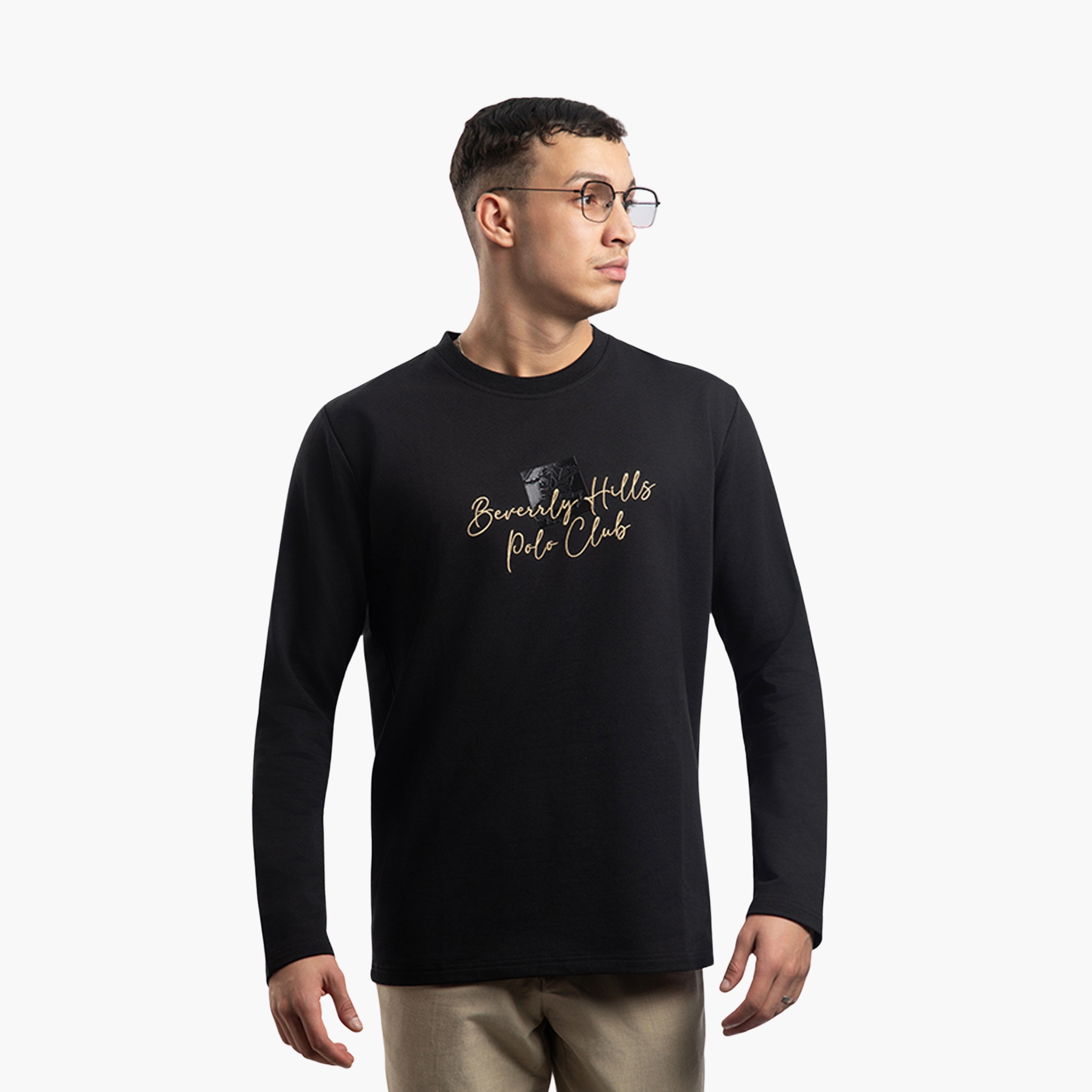 Beverly Hills Polo Club Printed Round Neck Long Sleeves T-shirt-men-clothing-tshirtsandpolos-tshirts-image-1