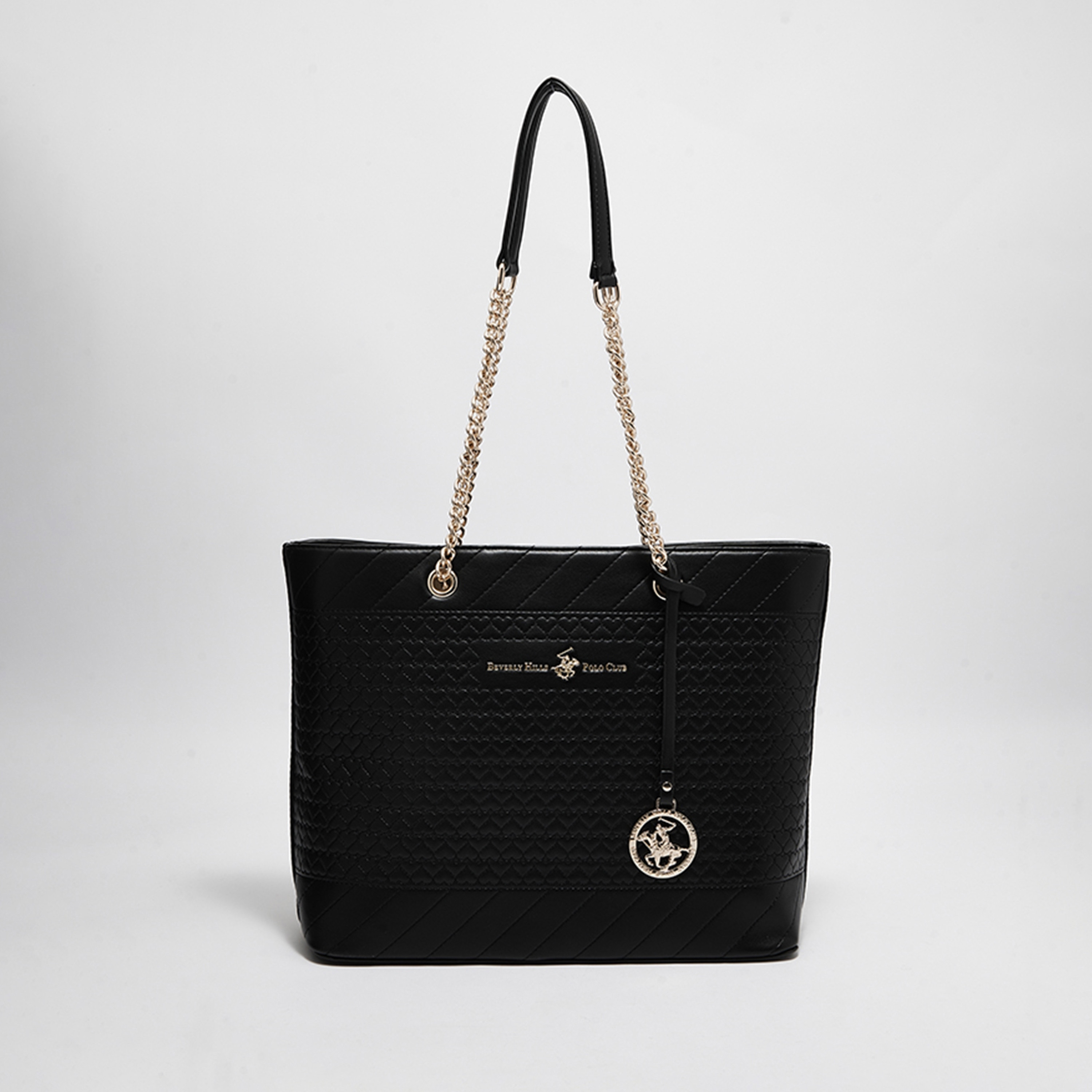 Chain handle tote bag on sale